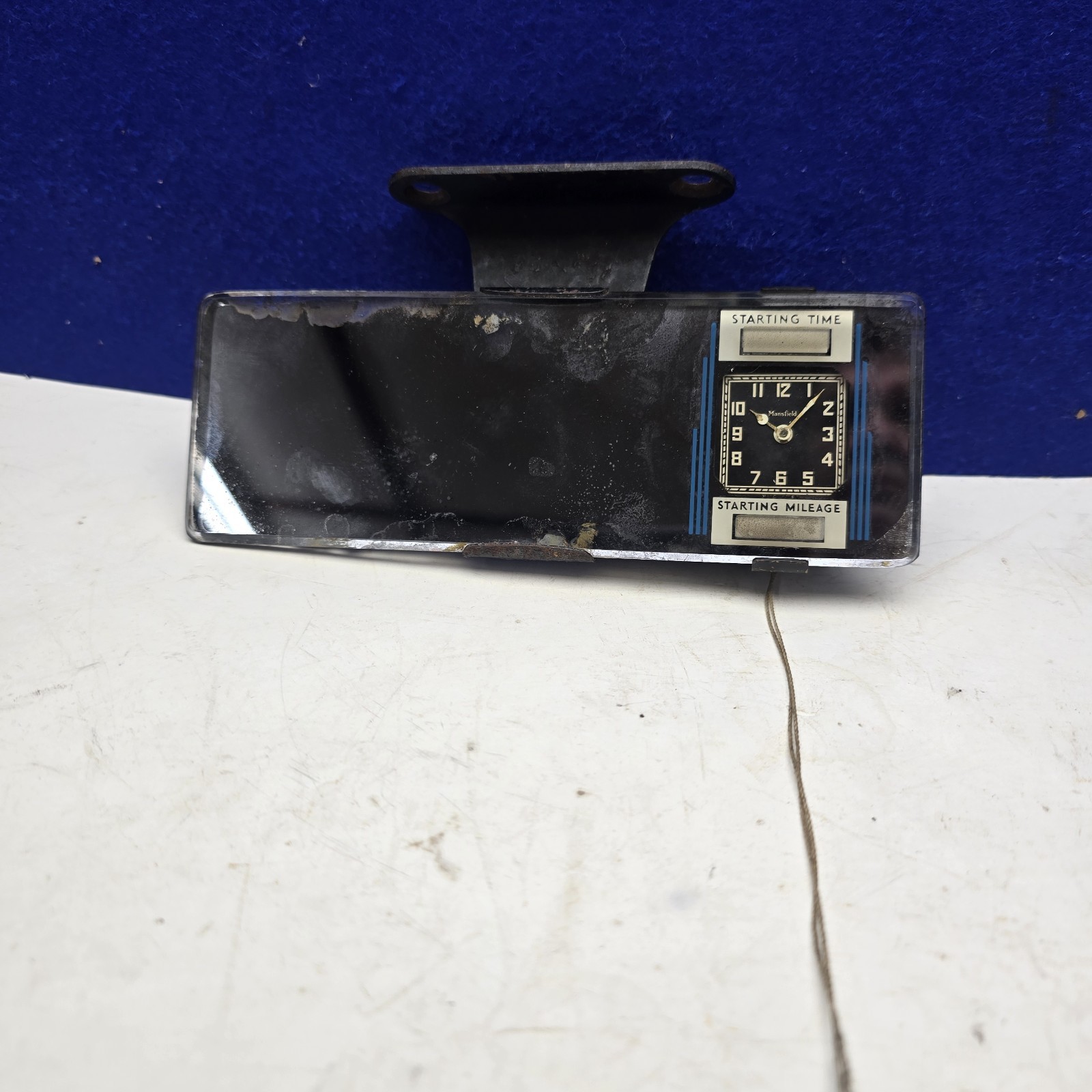 1920 1930 Mansfield model A T clock prewar clean NOT working untested see pics 1920 1930 Mansfield model A T clock prewar clean NOT working untested see pics