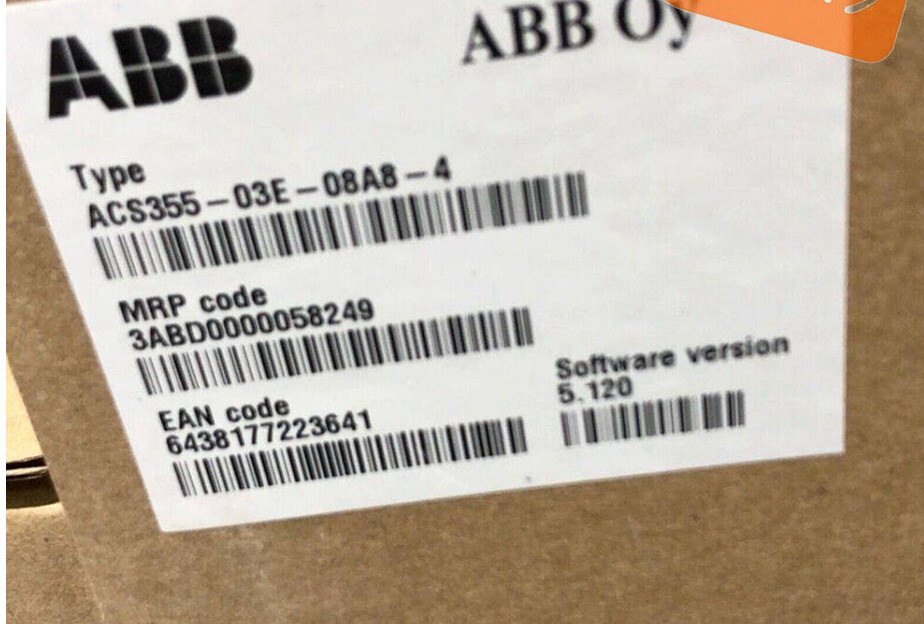 New Original 1PCS ABB Inverter ACS355-03E-08A8-4 ACS355 4KW No Keypad New Original 1PCS ABB Inverter ACS355-03E-08A8-4 ACS355 4KW No Keypad