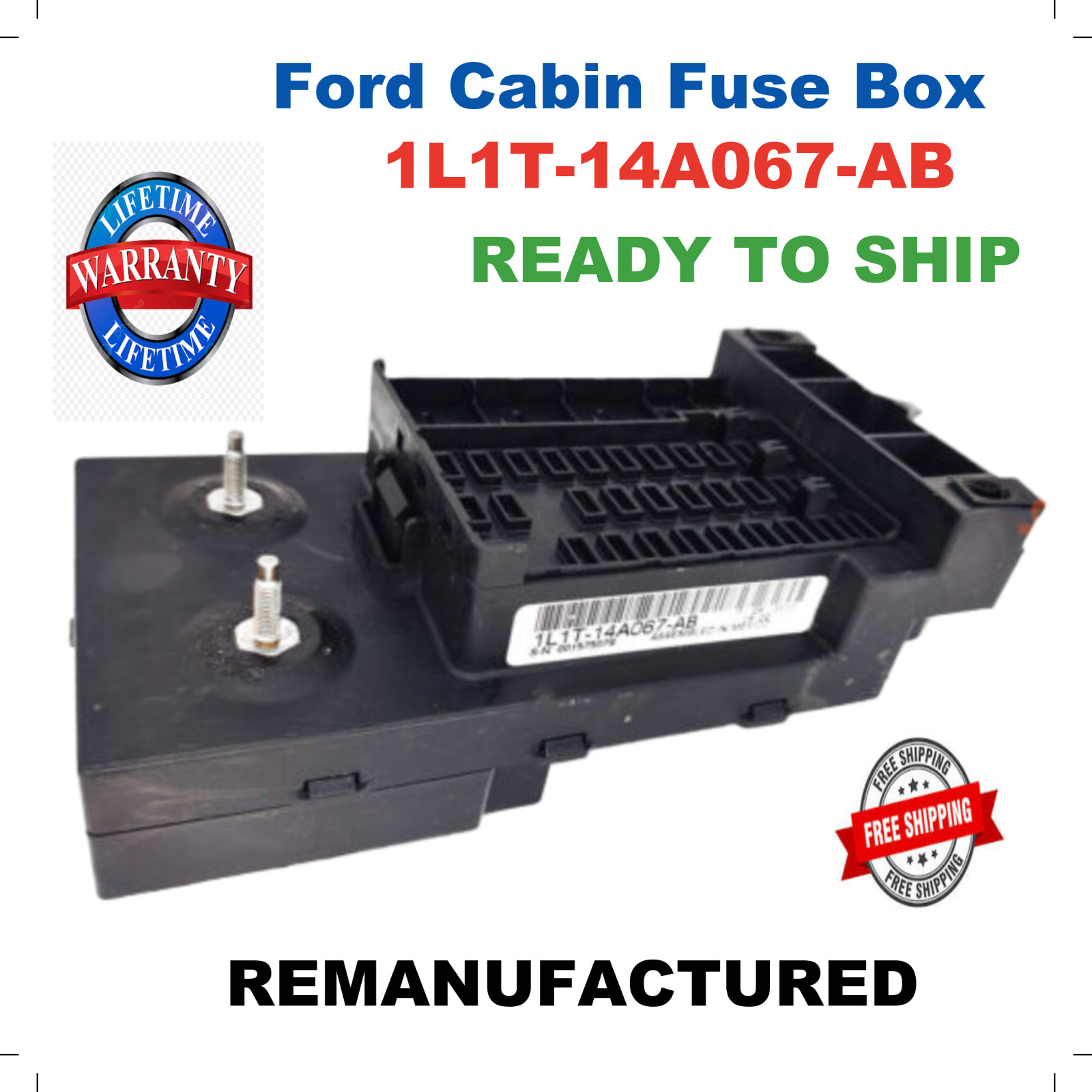 1L1T-14A067-AB   ✔ REBUILT ✔   99 00 01 02 03 FORD F150  INTERIOR CABIN FUSE BOX