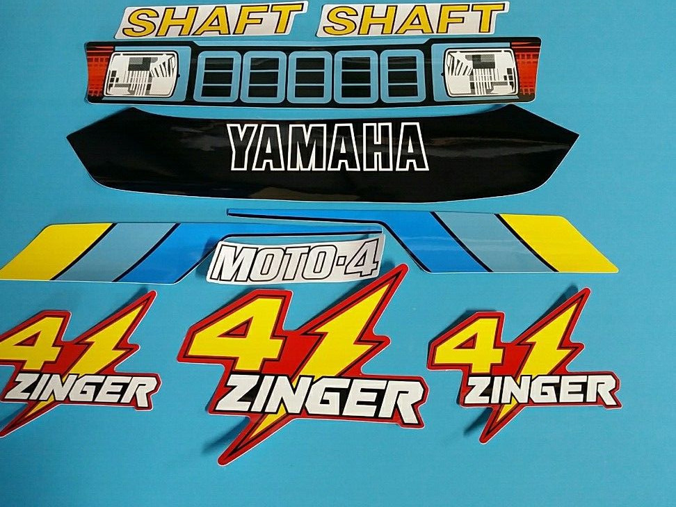 YAMAHA YF60 ZINGER 1986 DECAL GRAPHIC SET (#*Y09) YAMAHA YF60 ZINGER 1986 DECAL GRAPHIC SET (#*Y09)