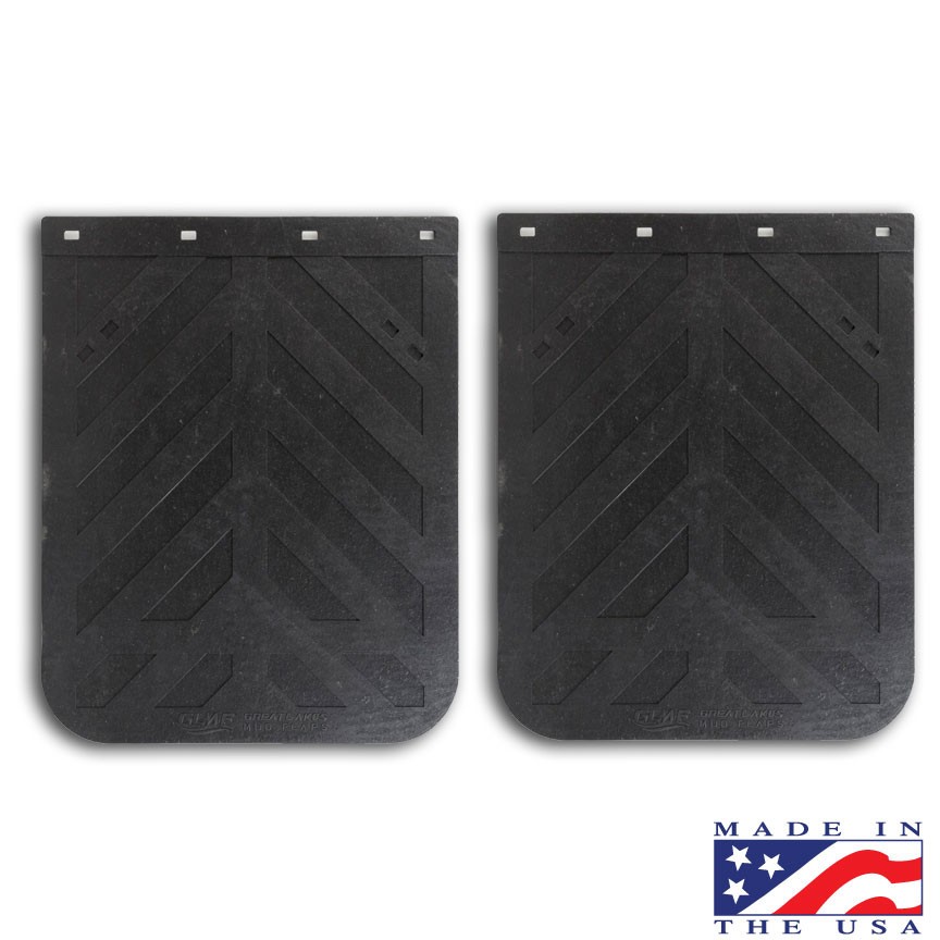 HD CHEVRON 24” X 30” RUBBER MUD FLAPS (pair) Black HD CHEVRON 24” X 30” RUBBER MUD FLAPS (pair) Black