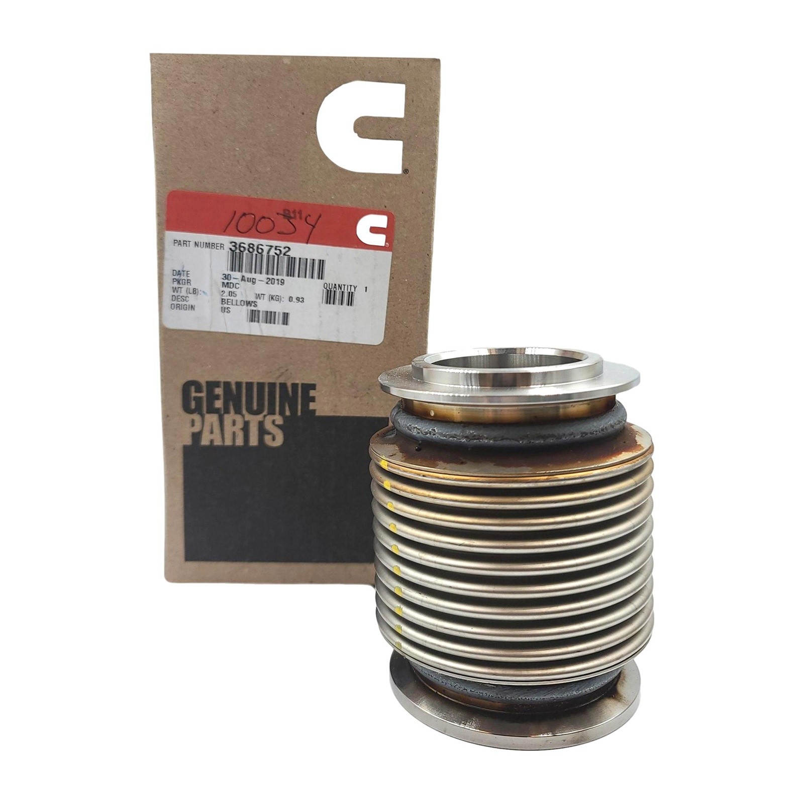 New OEM Genuine Cummins BELLOW PIPE 3686752 New OEM Genuine Cummins BELLOW PIPE 3686752