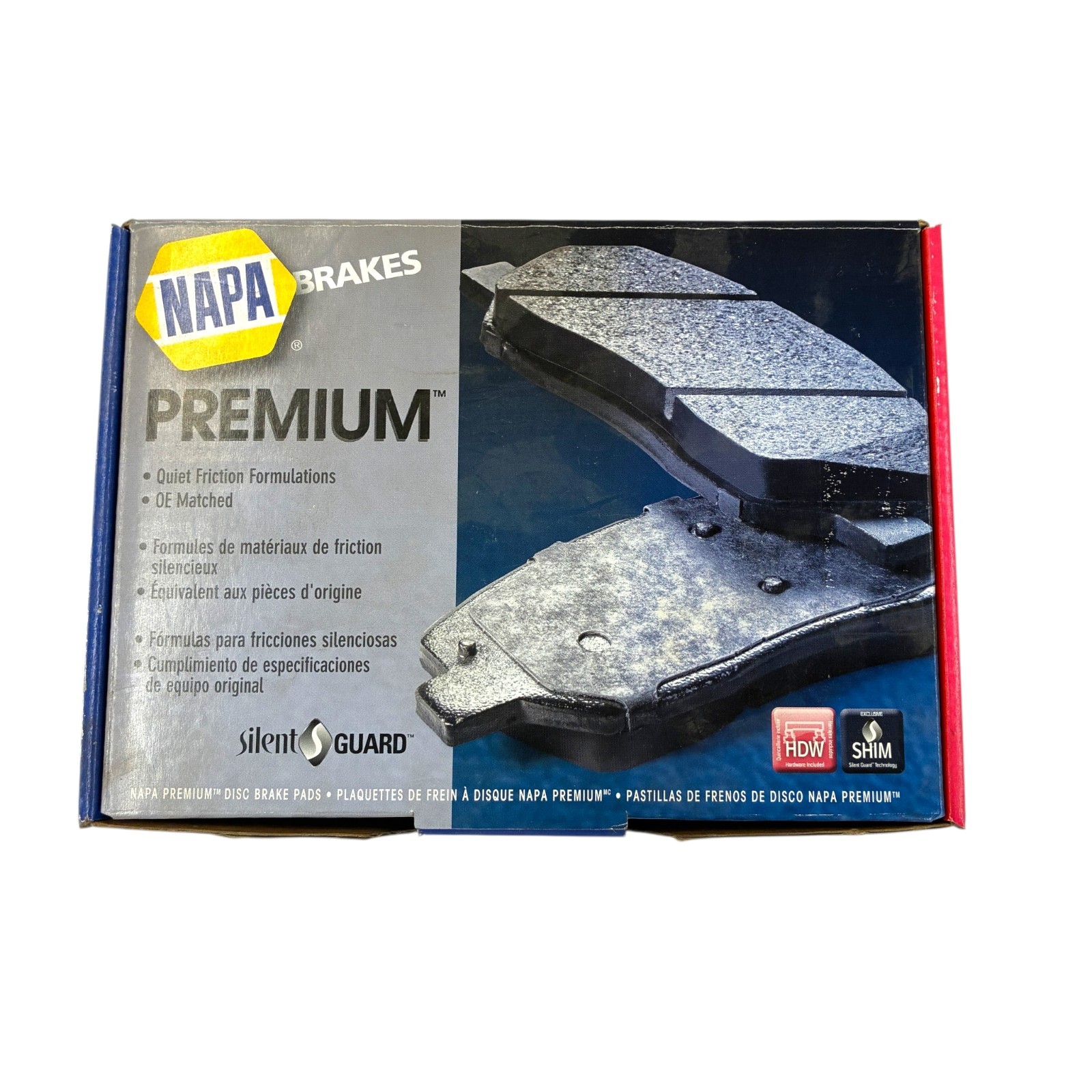 NAPA Brakes Premium SS-7260-M Disc Brake Pad Set With Hardware Kit NAPA Brakes Premium SS-7260-M Disc Brake Pad Set With Hardware Kit