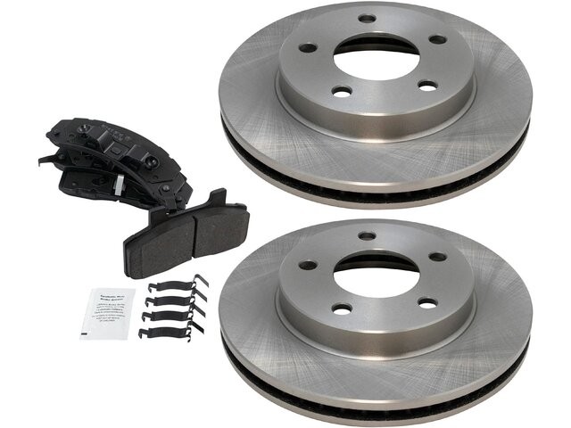 For 1983-1991 Pontiac 6000 Brake Pad and Rotor Kit Front 87512DKYZ 1984 1985