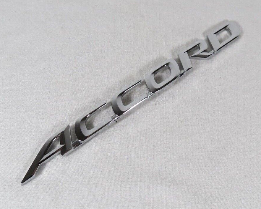 1998-2007 Honda Accord Emblem Rear Trunk Chrome Badge Logo Nameplate Letters 1998-2007 Honda Accord Emblem Rear Trunk Chrome Badge Logo Nameplate Letters