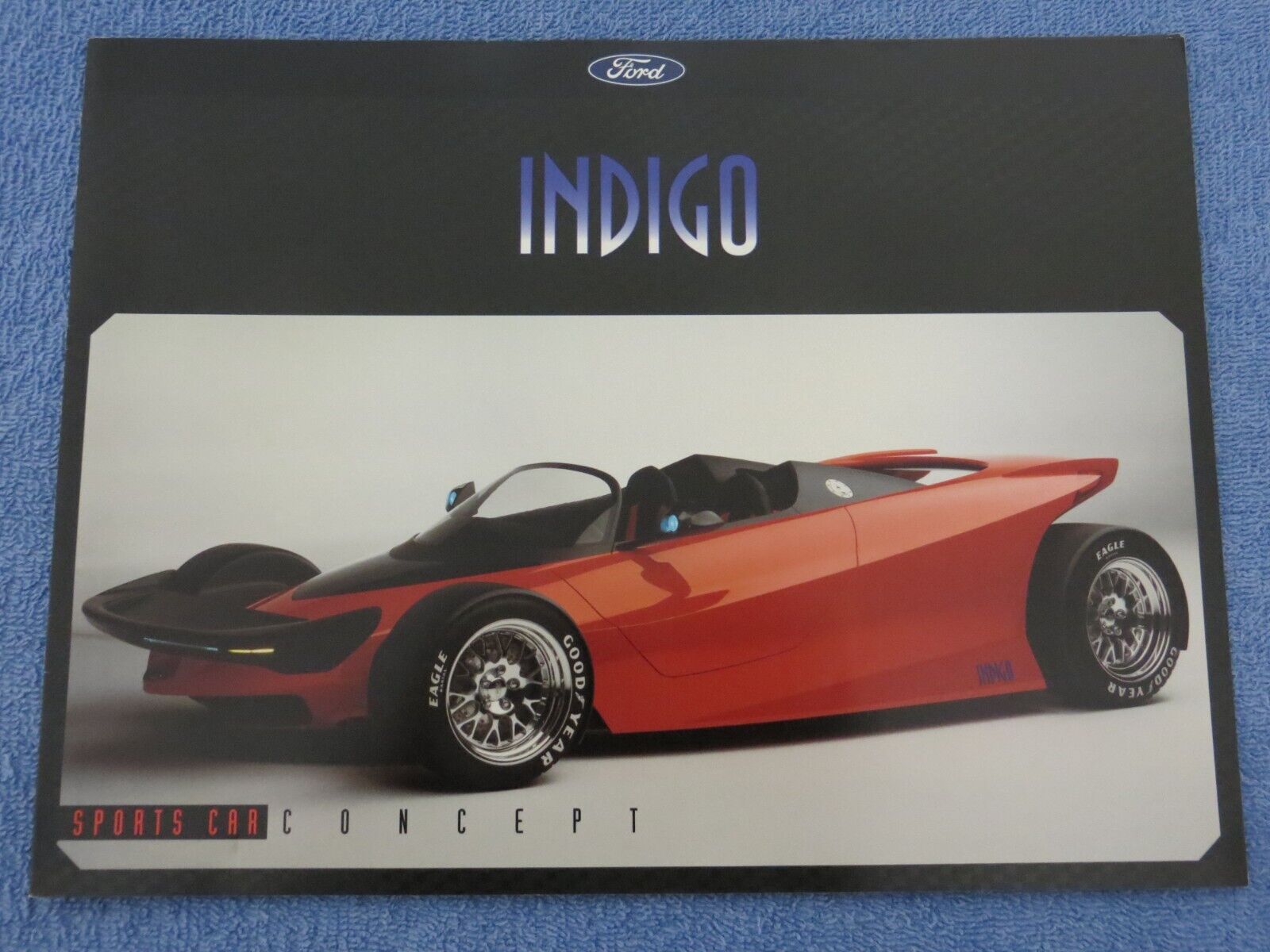 Vintage Ford 1996 INDIGO Sports Car Concept Vehicle Brochure Autorama Pickup