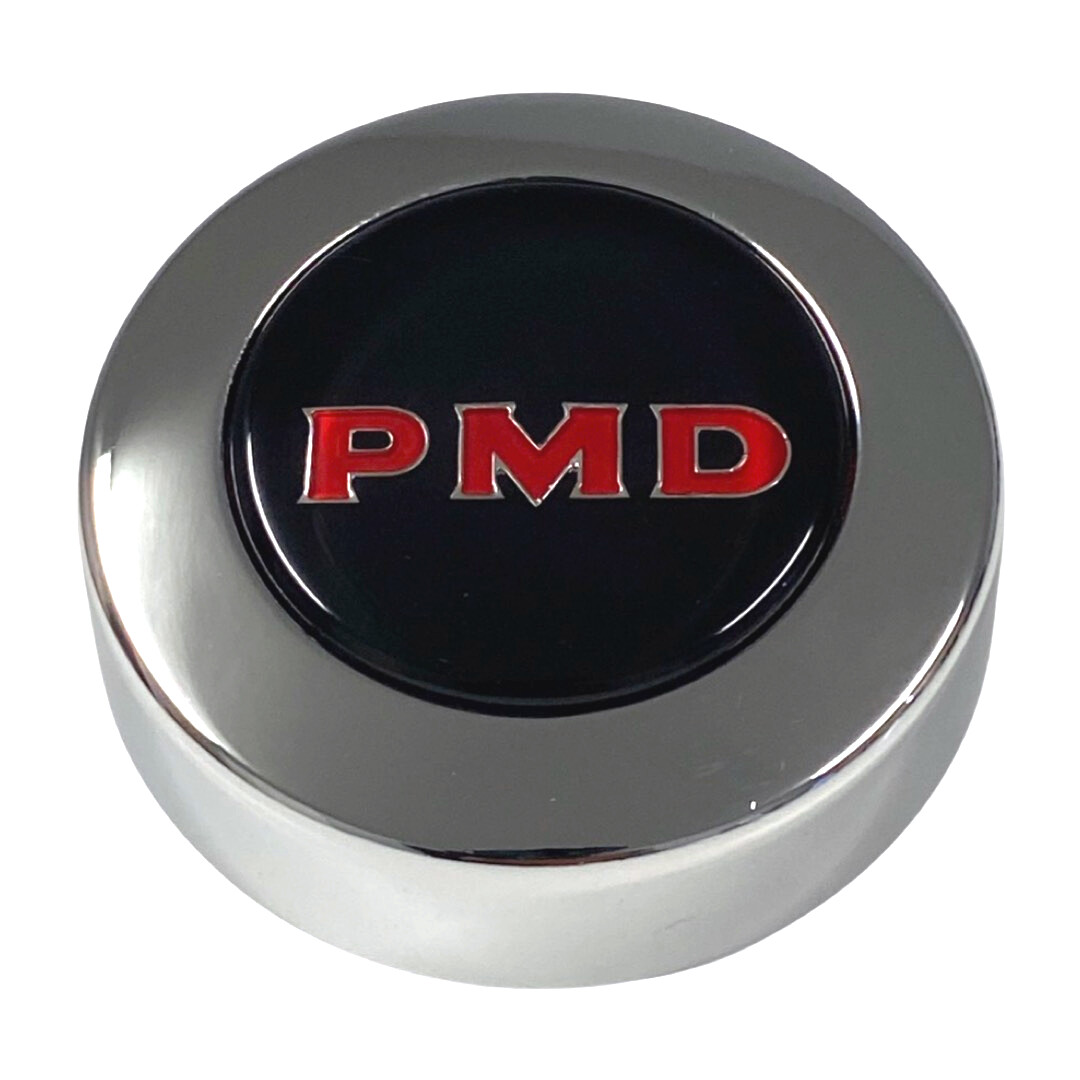 New 1967-1972 Pontiac Black PMD Rally Wheel II Center Cap Firebird Trans Am GTO