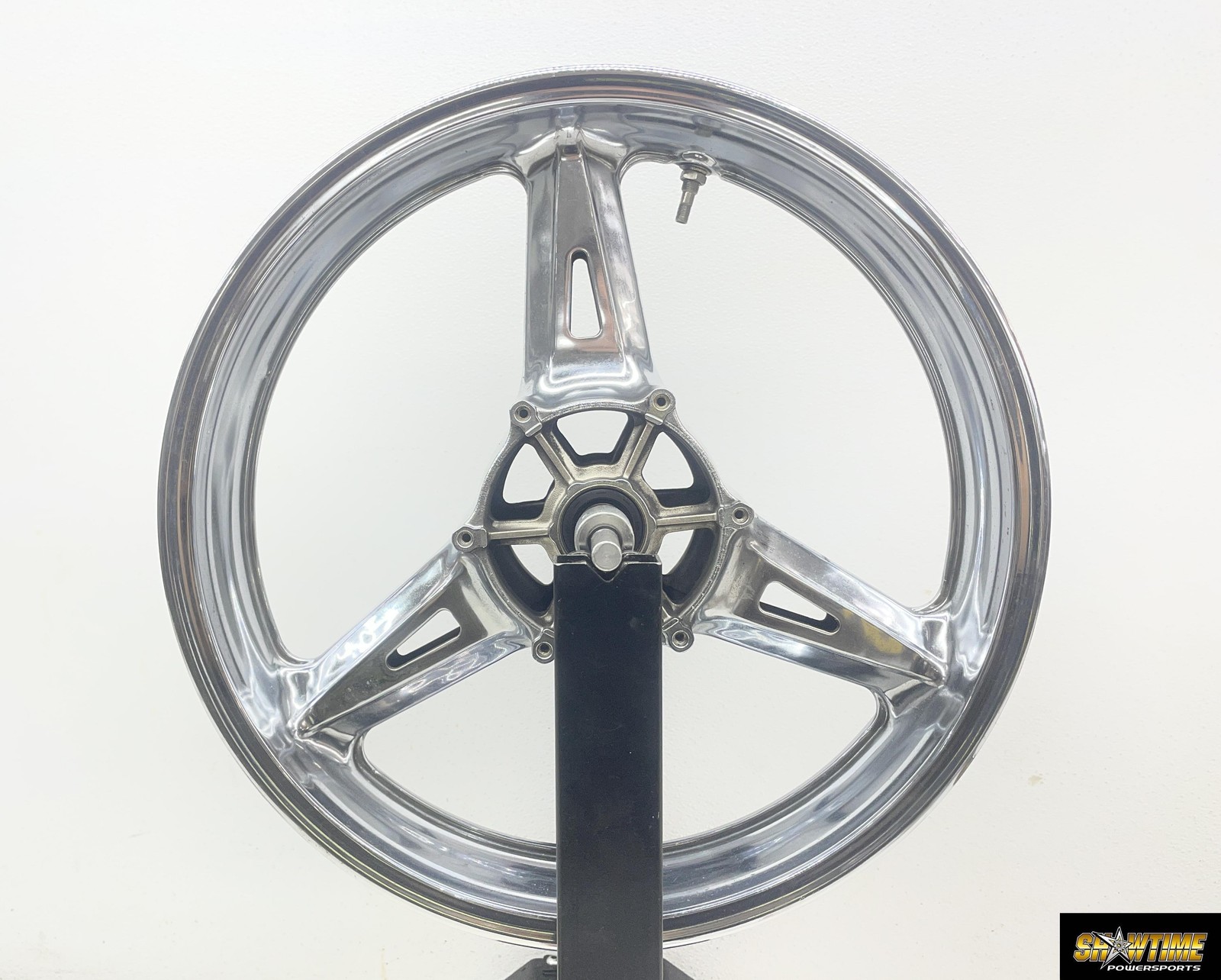 02-09 YAMAHA ROAD STAR XV1700PC WARRIOR CHROME FRONT WHEEL RIM