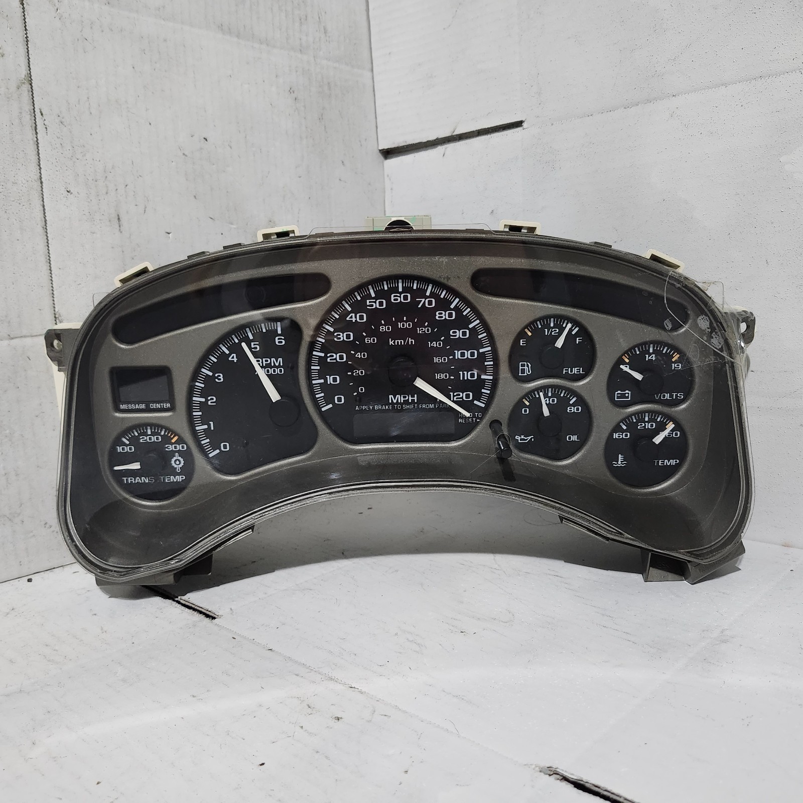 💥 01-02 Yukon Sierra Denali 6.0L Speedometer Gauge Cluster 254K Miles 16252305