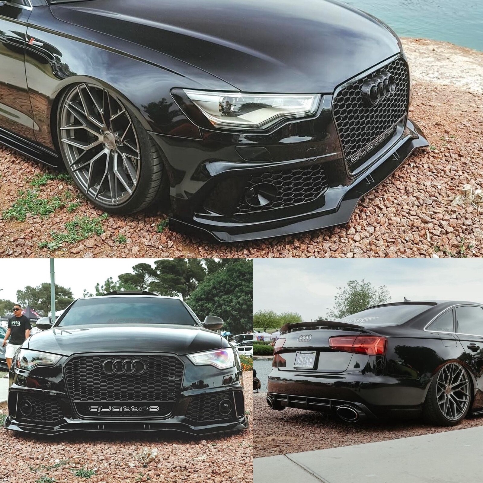 BKM RS6 Style Aftermarket Body Kit Front Bumper, Rear Diffuser fits Audi A6 C7.0