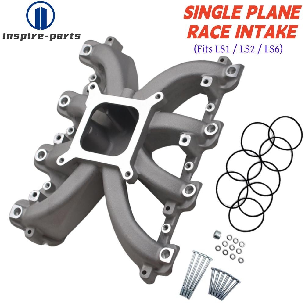 Single Plane Intake Manifold for GM LS1 LS2 LS6 Cathedral Port Gen III EFI