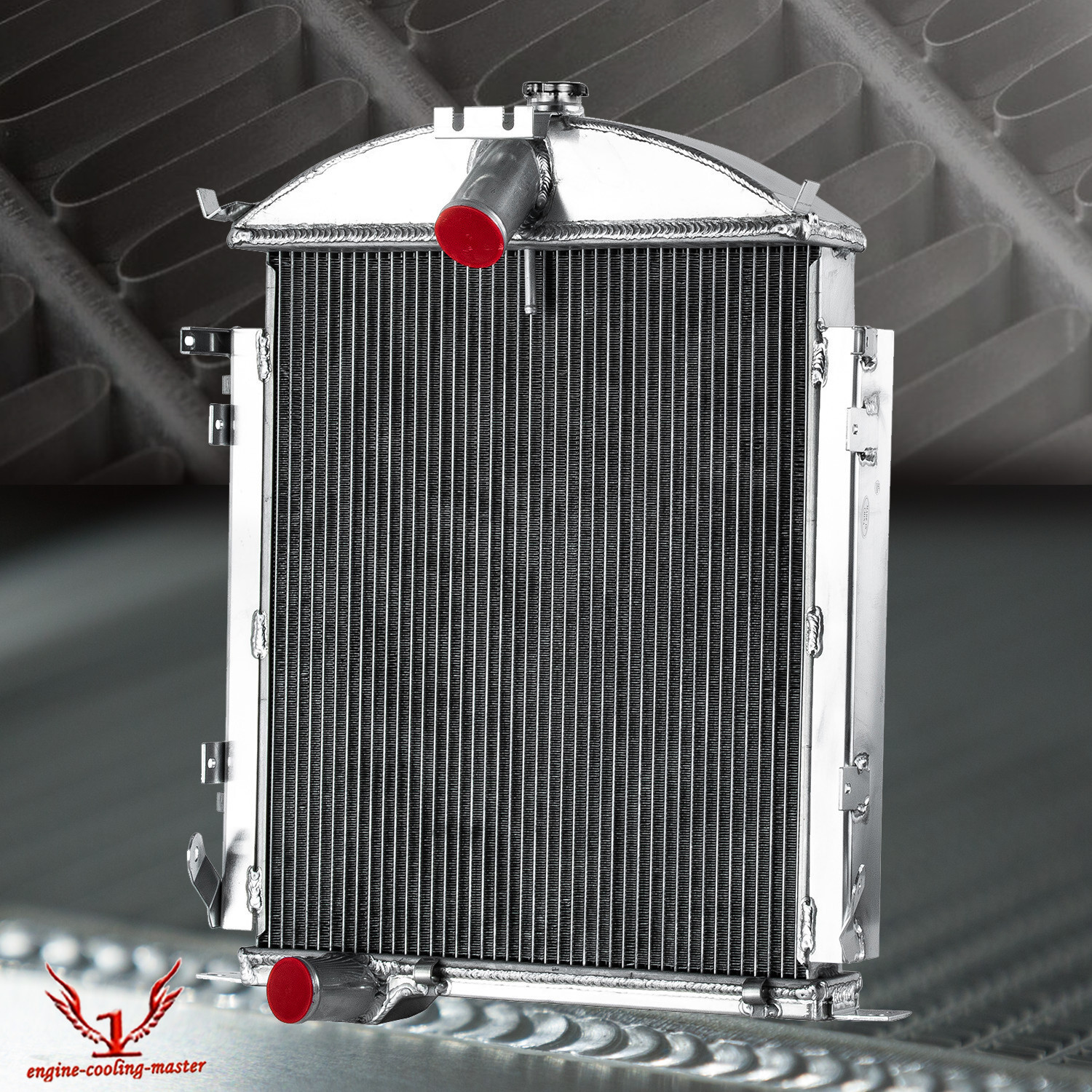 For 1928 1929 29 Ford Model A Heavy Duty 3.3L L4 4 Row Aluminum Cooling Radiator