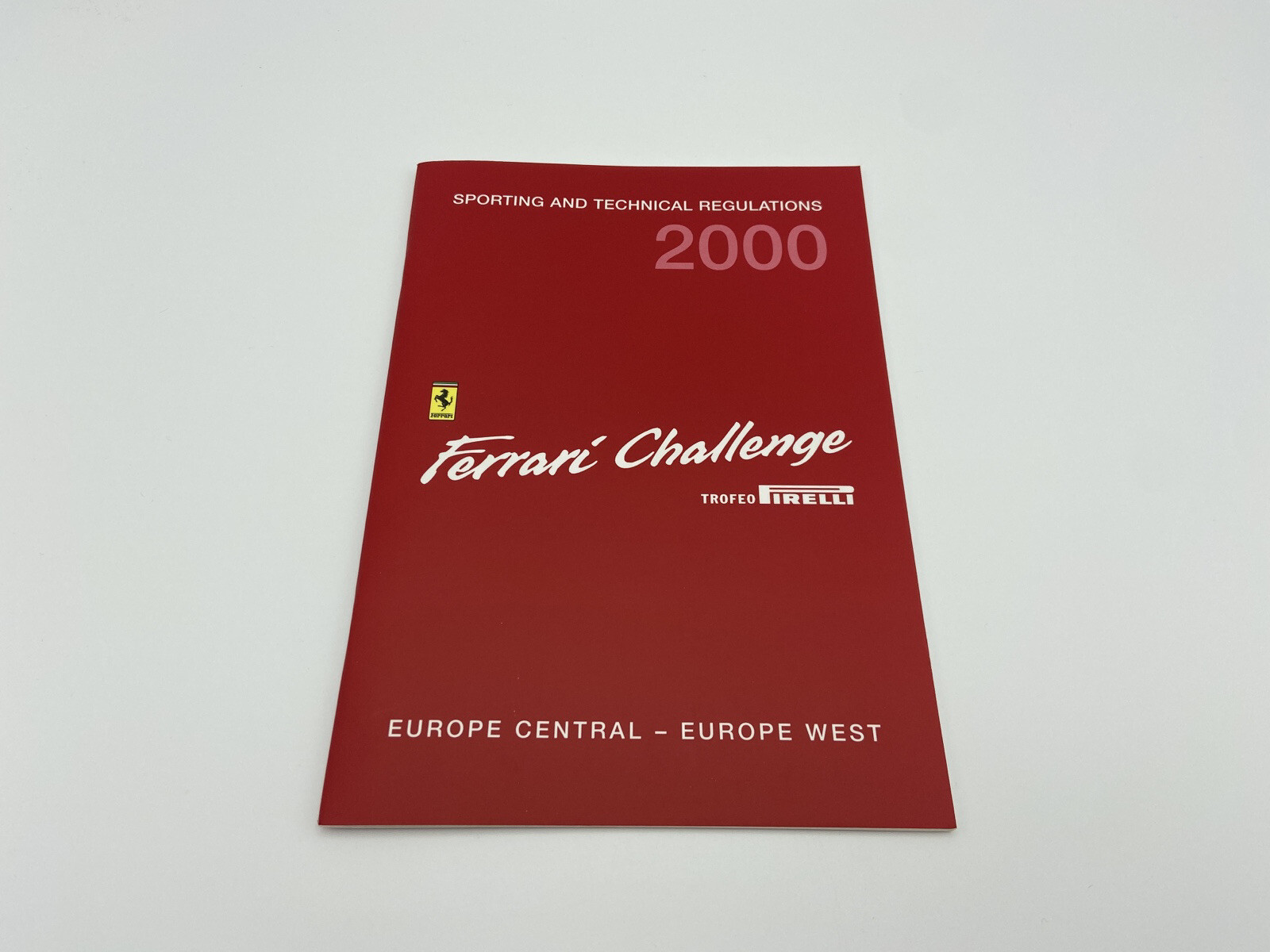 FERRARI 355 360 CHALLENGE REGULATIONS BROCHURE | REGLEMENT PROSPEKT | 2000 DE/EN