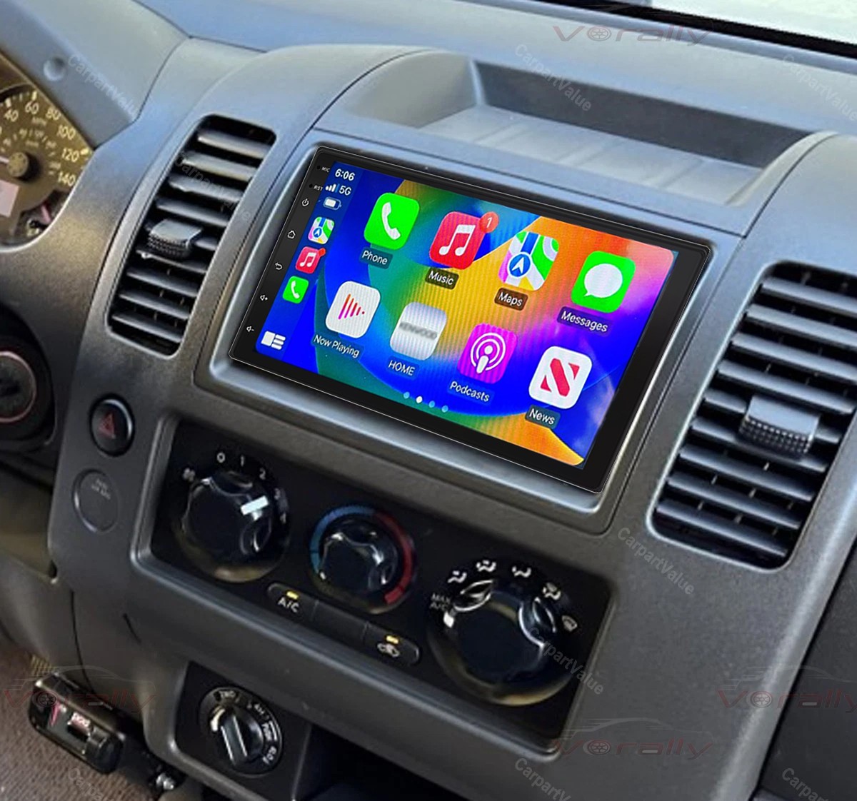 For 2005-2009 Nissan Frontier Apple Carplay Stereo Radio Android 15 GPS Player