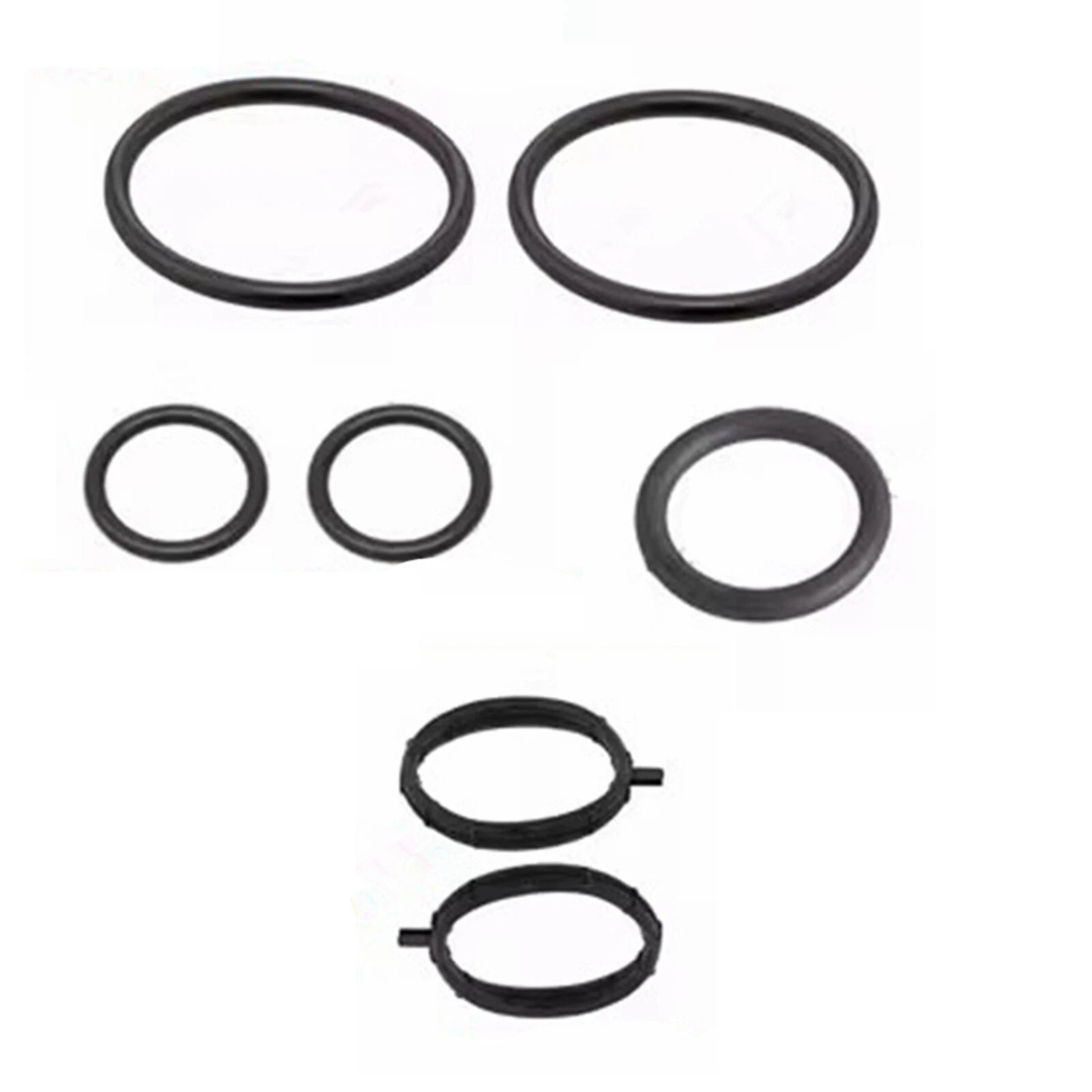 7Pcs Thermostat Housing Gasket Seal O-Ring for Porsche Cayenne 4.8T 2011-2017 7Pcs Thermostat Housing Gasket Seal O-Ring for Porsche Cayenne 4.8T 2011-2017