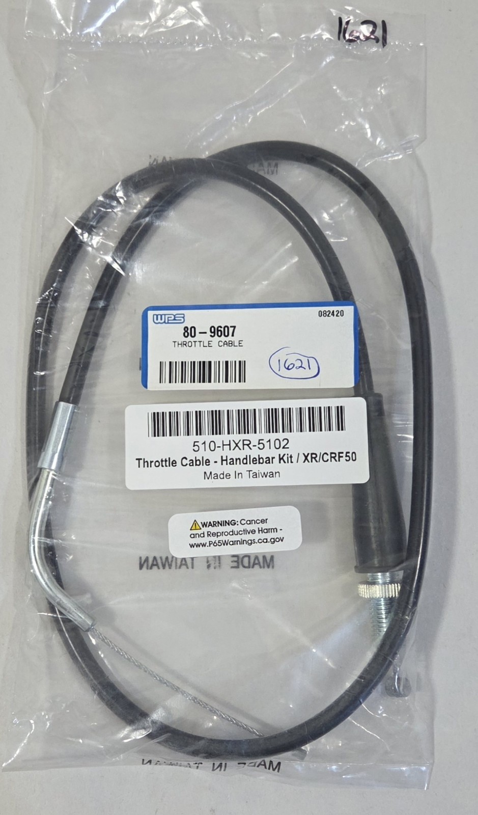 1 NEW BBR Motorsports Replacement Throttle Cable for Handlebar Kit Honda XR CRF