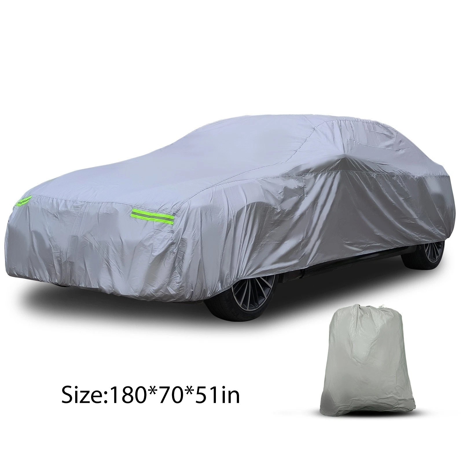 Full Car Cover Waterproof All Weather Protection Anti-UV Rain Anti Scratch