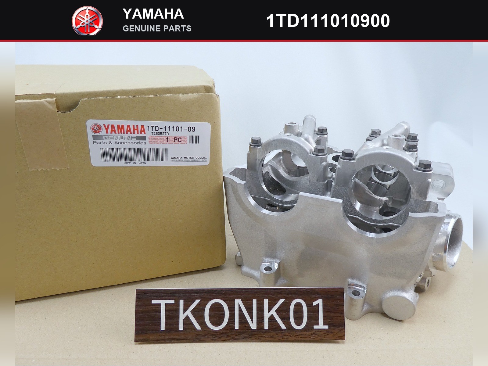 Yamaha Genuine OEM Cylinder Head Assy 1TD-11101-09-00 YFZ450R 2014-2024 New JDM