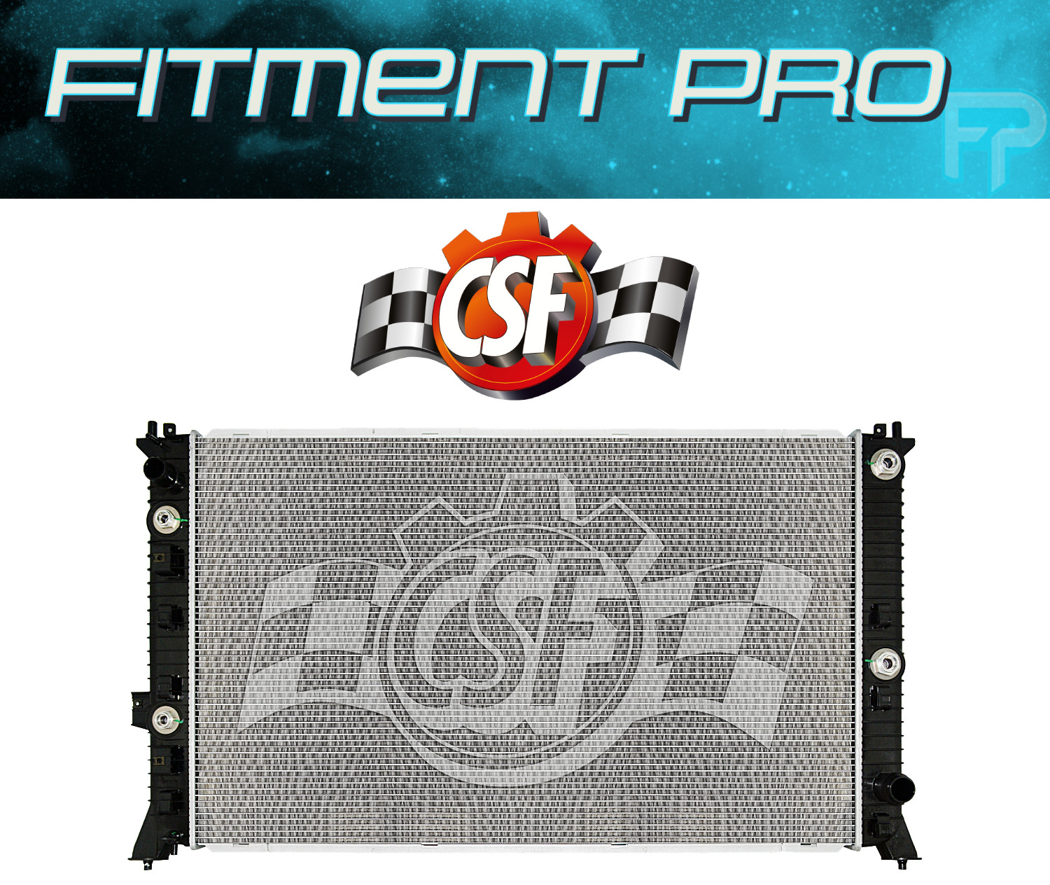 CSF 3975 Performance Radiator For 2020-26 Silverado Sierra 2500 3500 HD 6.6L Gas