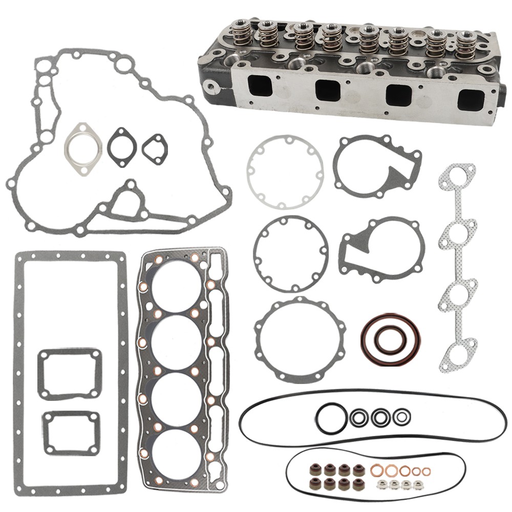 Complete Cylinder Head & Full Gasket Kit For Kubota V1505 V1505 V1505T V1505E Complete Cylinder Head & Full Gasket Kit For Kubota V1505 V1505 V1505T V1505E