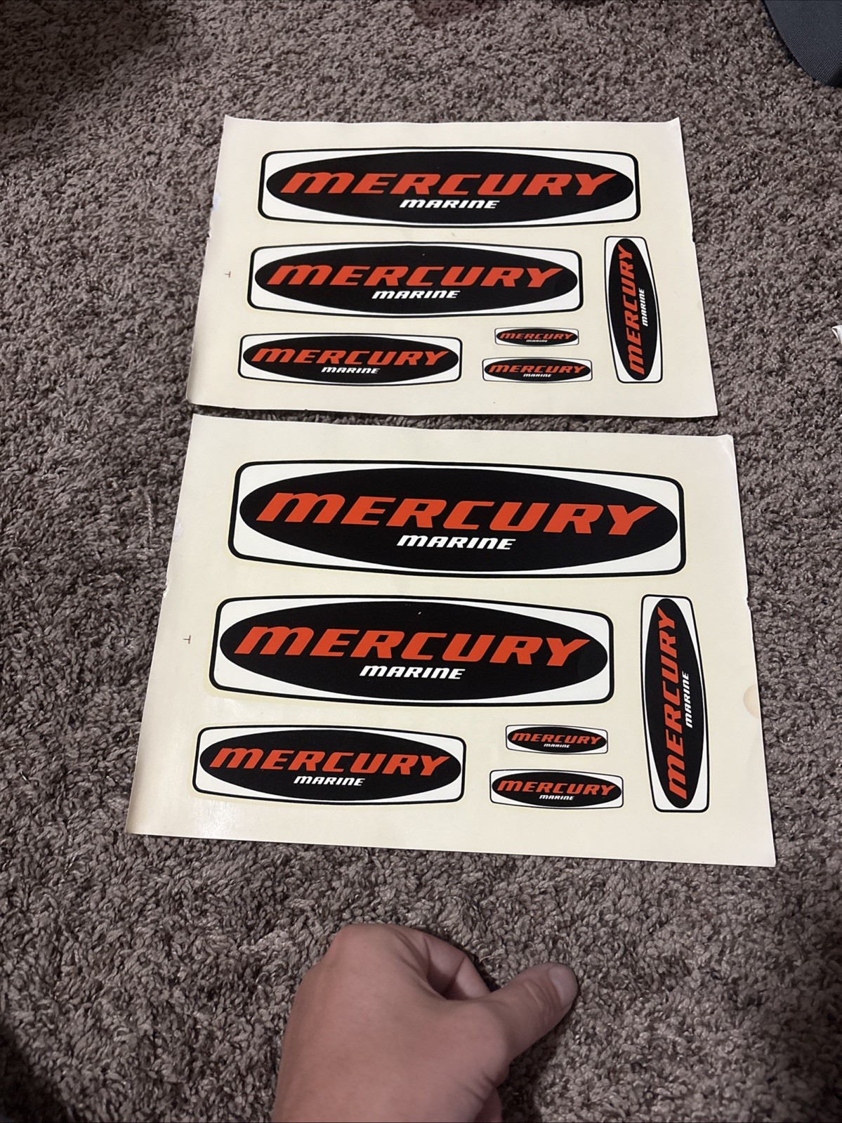 Vintage Mercury Marine Decals Vintage Mercury Marine Decals