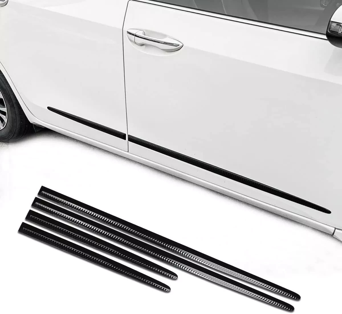 4PCS Dent Prevent Car Door Protector,Door Molding Trim Kit Strips,Universal Door 4PCS Dent Prevent Car Door Protector,Door Molding Trim Kit Strips,Universal Door