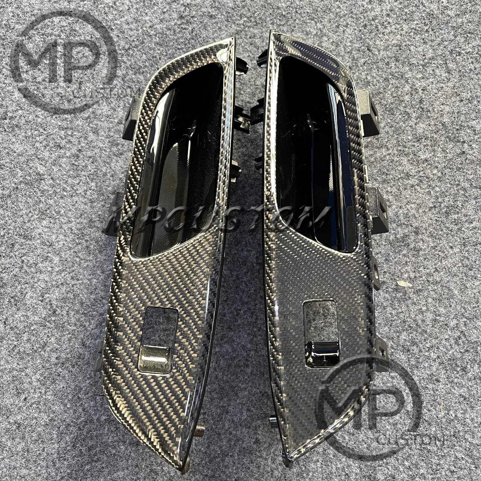 MP Real Carbon Fiber Front Window Switch Trim Replacement Fit Acura TLX 2021+