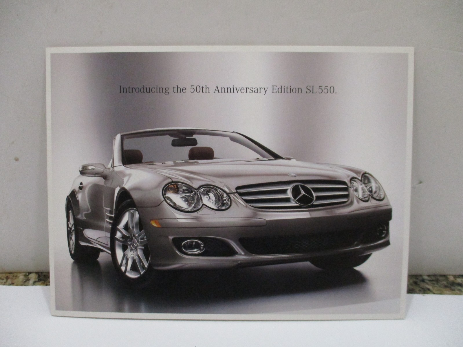 2007 MERCEDES-BENZ SL-CLASS ORIGINAL BROCHURE 50th Anniversary Edition SL550