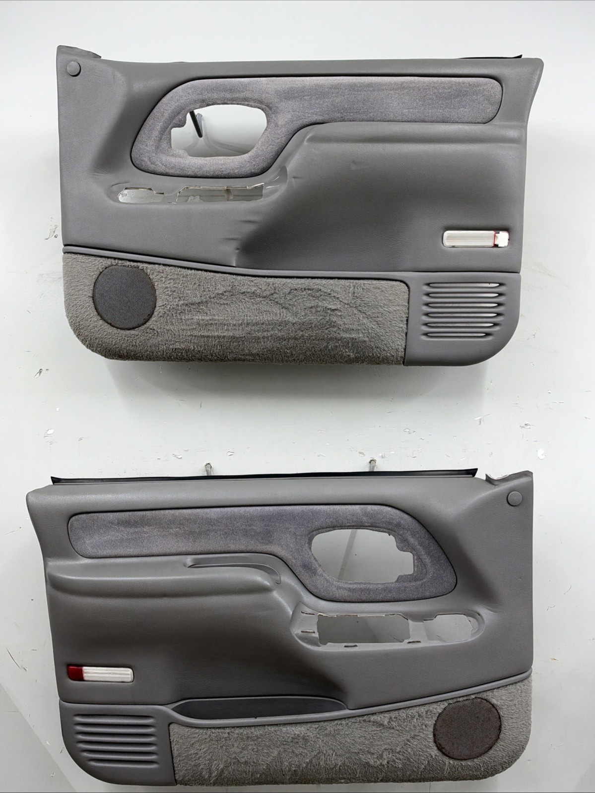 95-00 Chevy Silverado Tahoe GMC Sierra Yukon Power Door Panel Set OEM Gray Grey