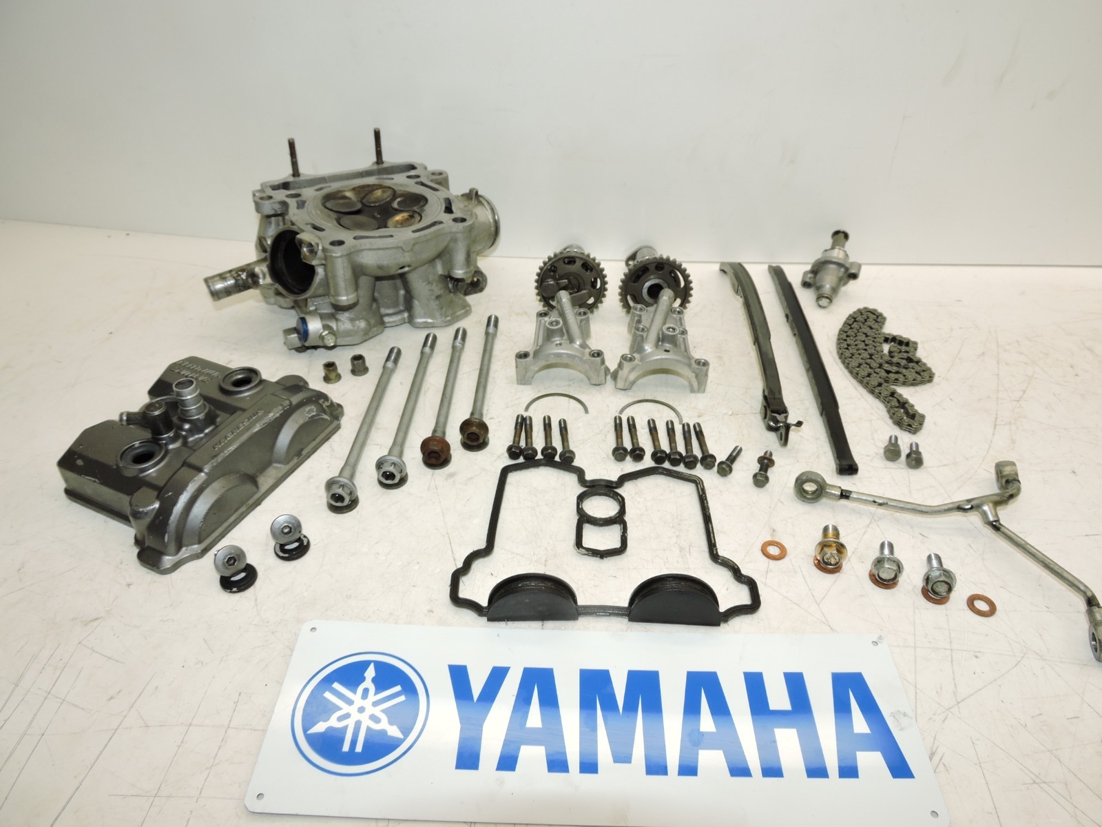 04-08 Yamaha YFZ450 YFZ 450 OEM CYLINDER HEAD CAM SHAFT TOP END ASSEMBLY (DMG)🔥