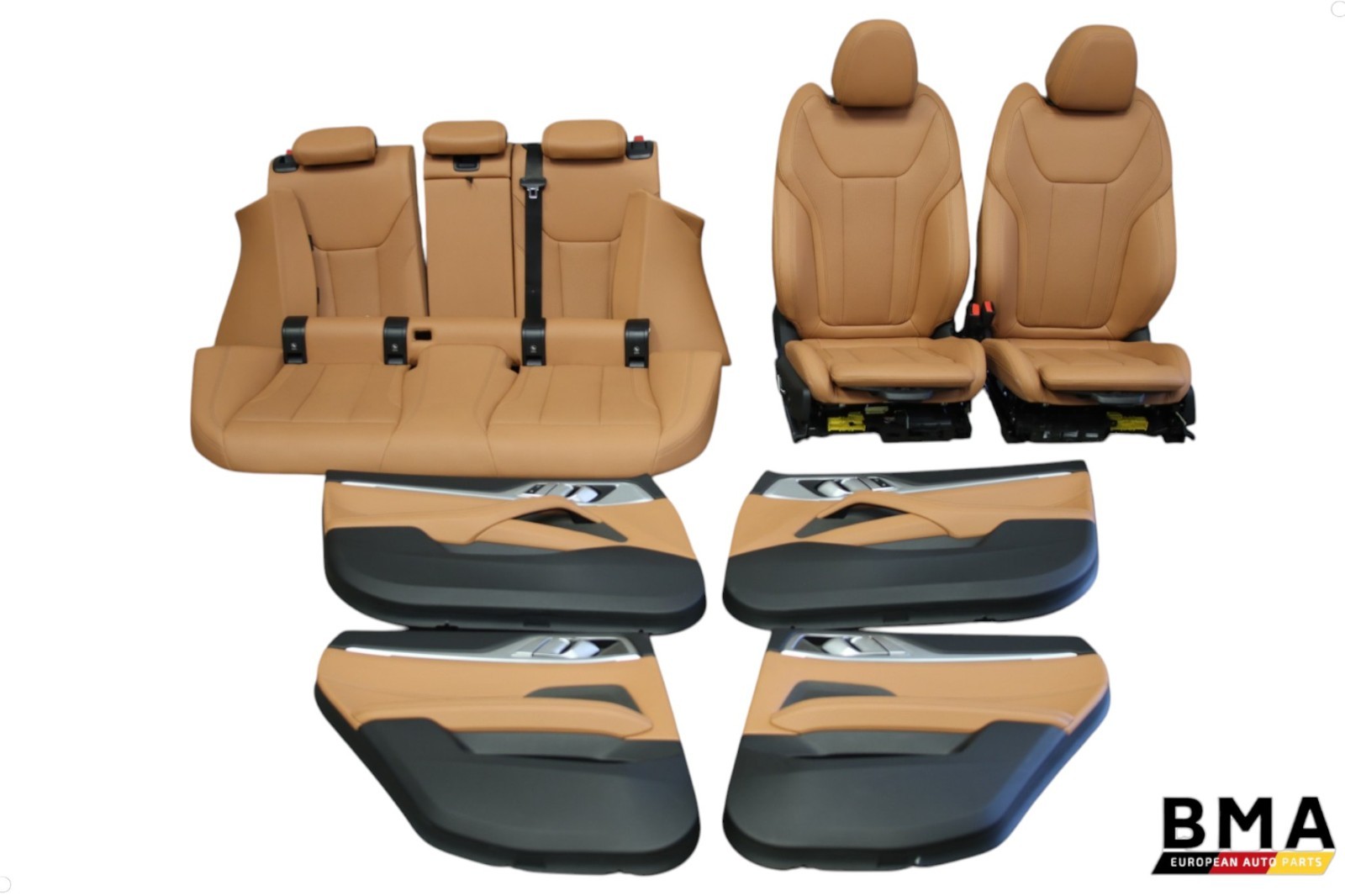 BMW M440i 430i G26 Cognac Leather Interior Seat Panel Assembly 2023 - 2026 OEM