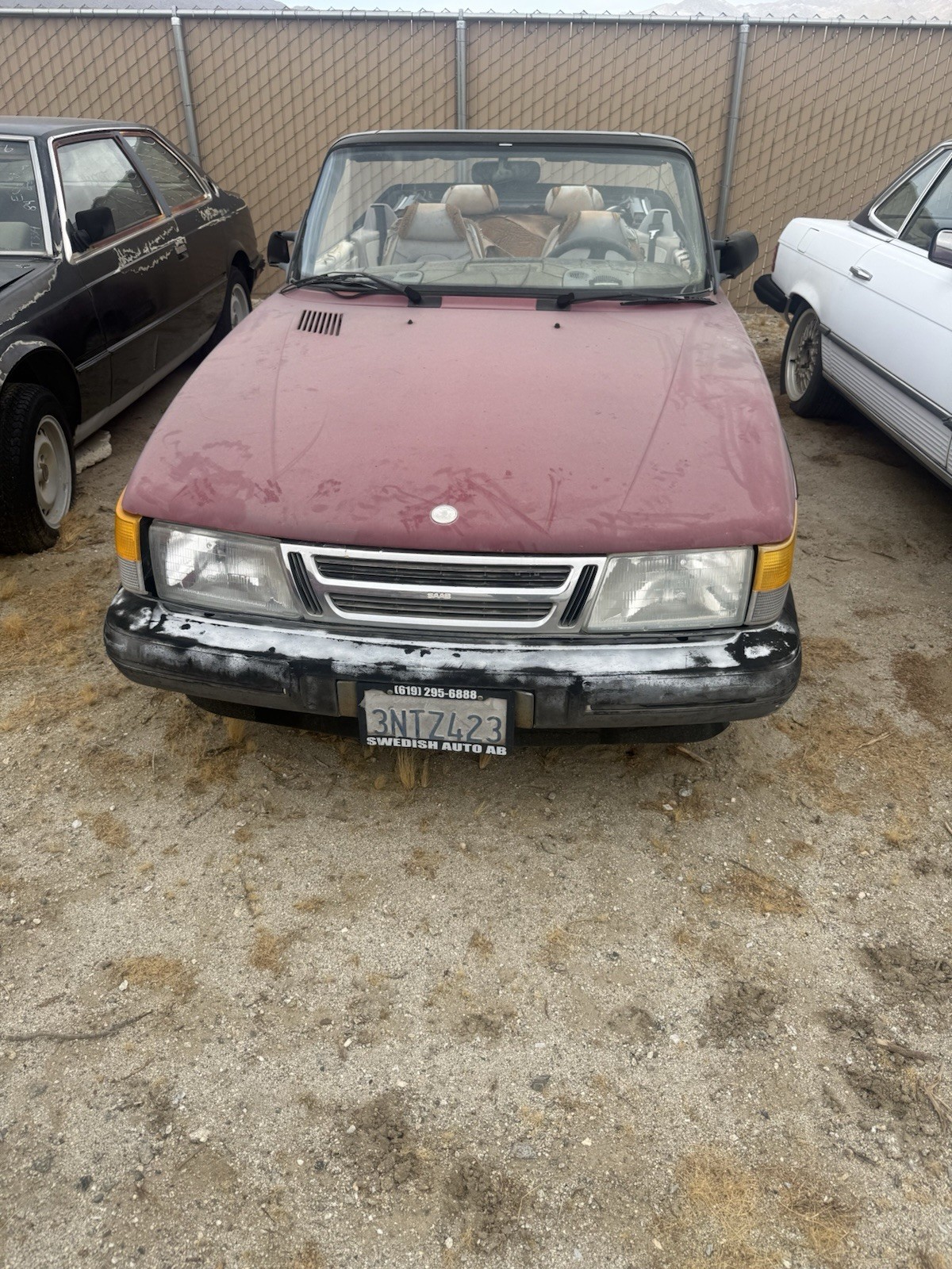 1986 Saab 900 Turbo For Parts No Title BOF 1986 Saab 900 Turbo For Parts No Title BOF