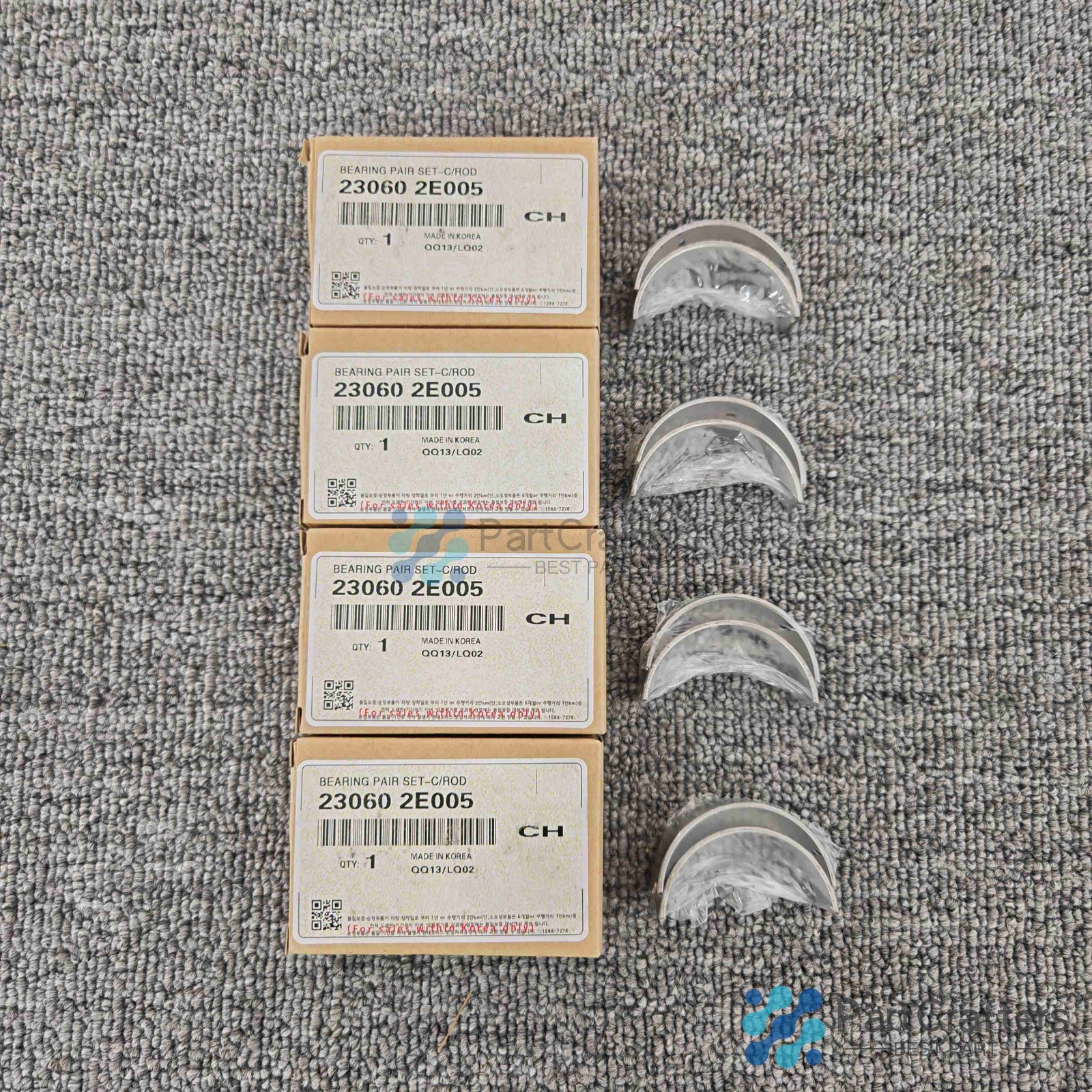 8PCS Connecting Rod Bearings For Hyundai Kia 1.8L/2.0L 2011-2019