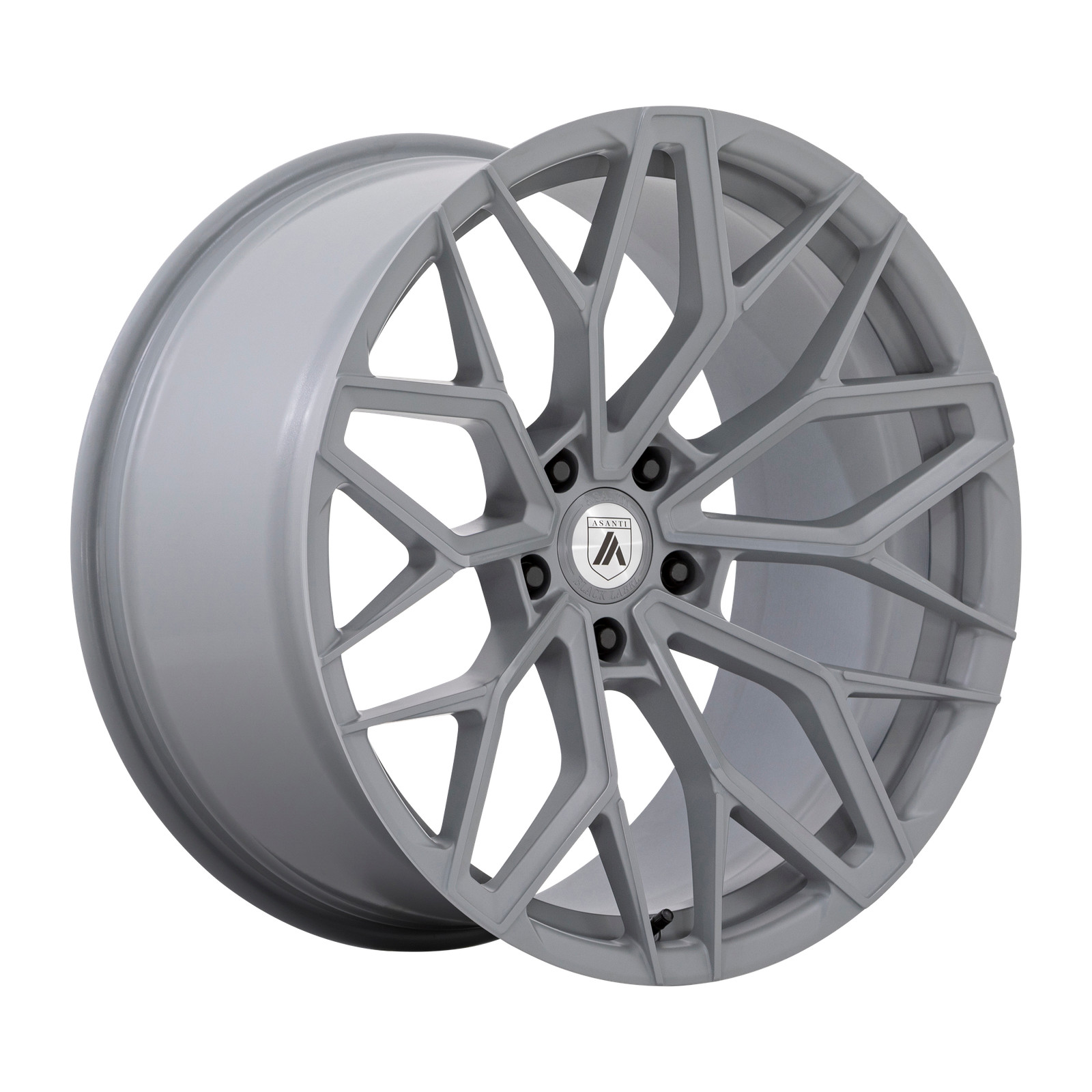 20x11 Asanti Black ABL-39 Mogul 2-Toned Gray Wheels 5x115 (22mm) Set of 4