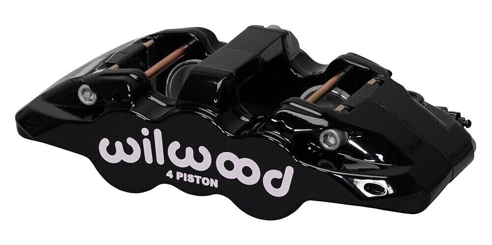 Wilwood 120-13281-BK for Caliper-Aero4-R/H Black 1.62/1.38in Pistons 1.25in Disc