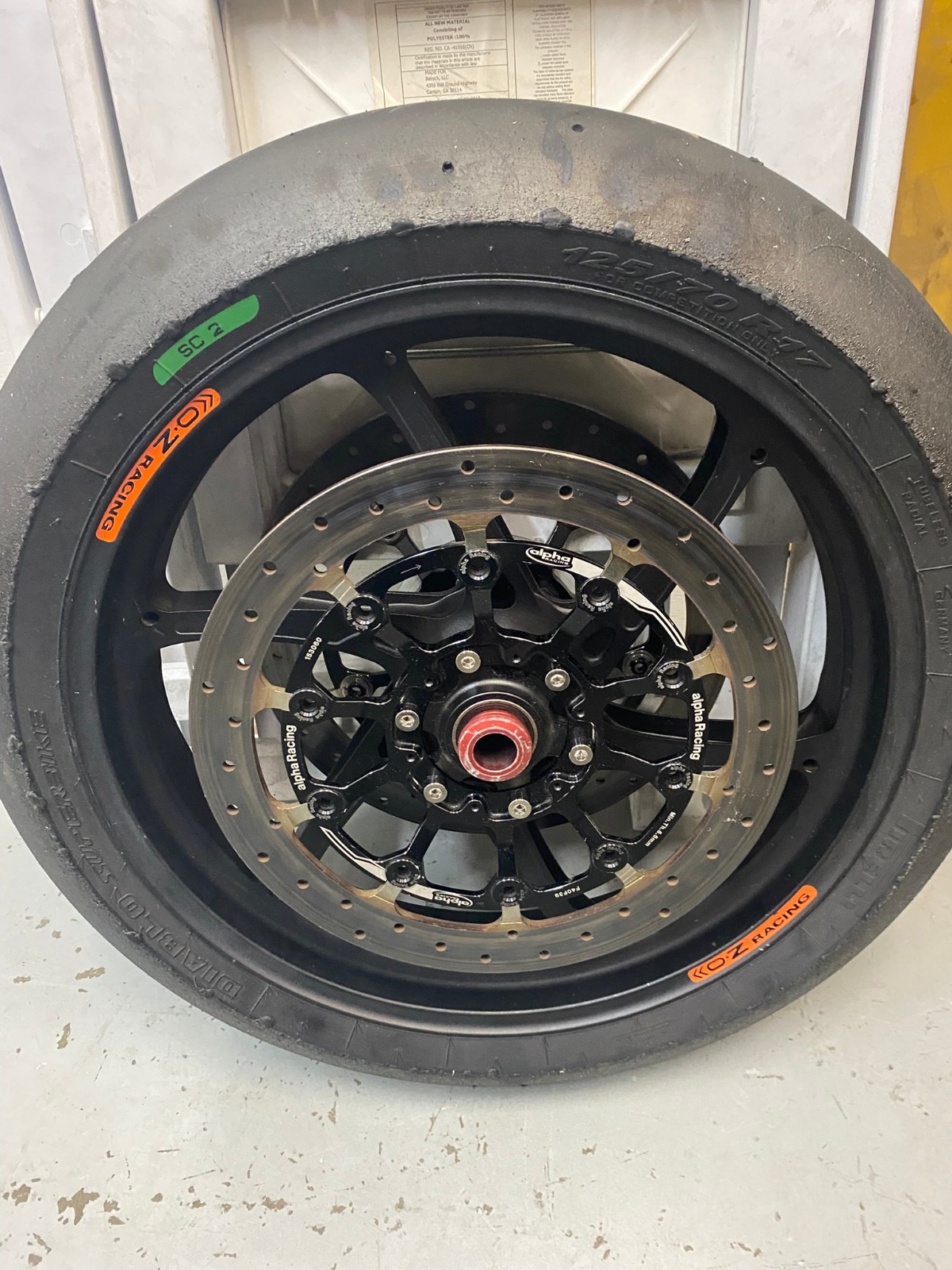 OZ Racing / Alpha Racing GASS SBK Forged Wheel Set – BMW K66 / K67