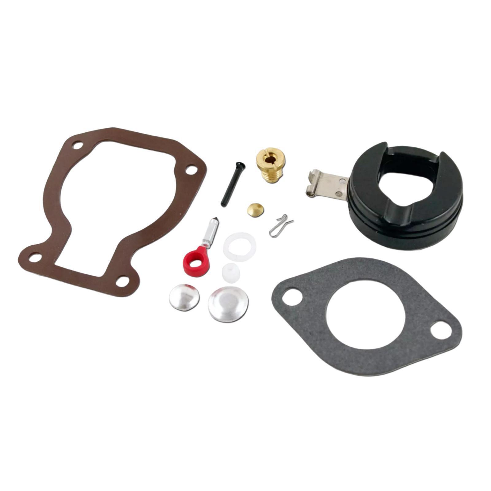 For 1974-1988 Johnson Evinrude 9.9 -15HP Carburetor Carb Kit w/ Float 398453