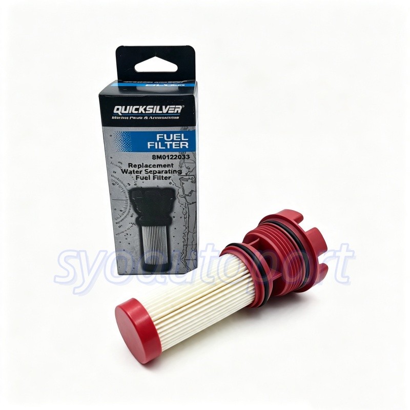 OEM Mercury Quicksilver Water Separating Fuel Filter 8M0122423 | Fast Shipping