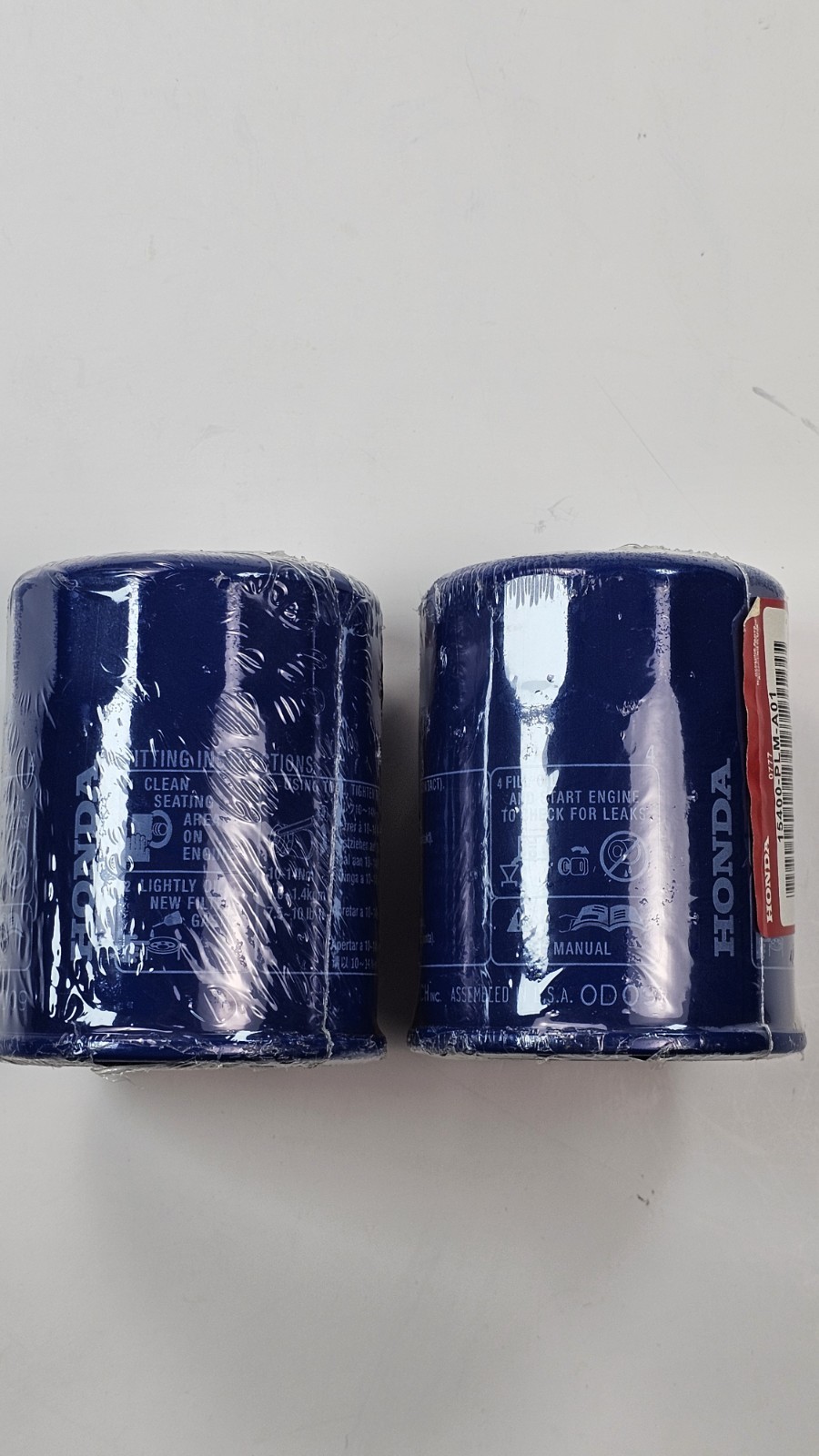 2 Genuine Honda OEM Filtech Oil Filters 15400-PLM-A01 A01 NOS Discontinued 2 Genuine Honda OEM Filtech Oil Filters 15400-PLM-A01 A01 NOS Discontinued