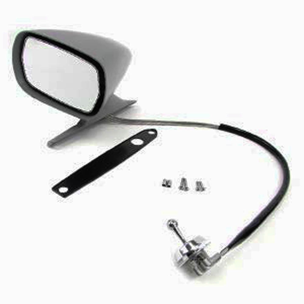 New 1971 - 1973 Ford MUSTANG Outside Mirror Left Side Remote Racing Style Sport New 1971 - 1973 Ford MUSTANG Outside Mirror Left Side Remote Racing Style Sport