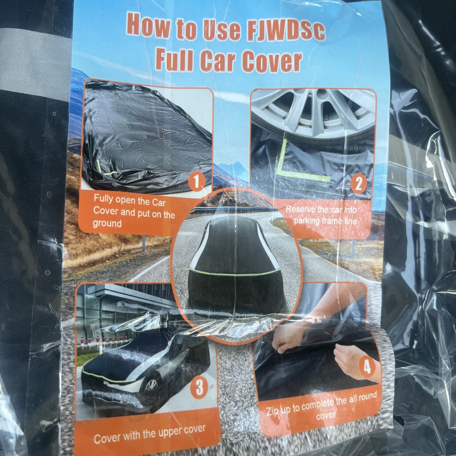 FJWDSC Full Enclosed Car Cover sheet packed with Value 139$ FJWDSC Full Enclosed Car Cover sheet packed with Value 139$