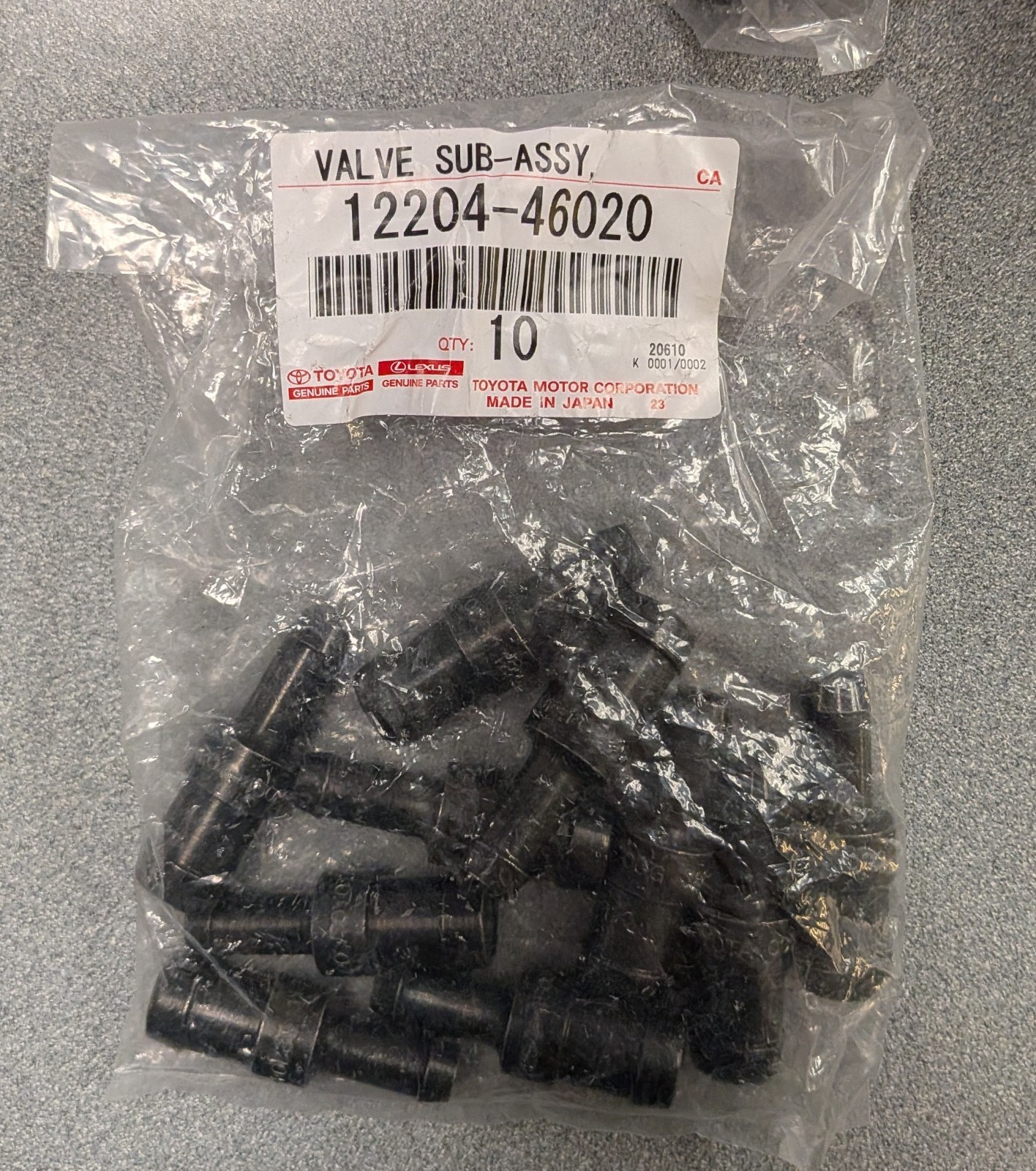 OEM Toyota Supra Turbo 2JZGTE PCV Valve 12204-46020 1993-1998 (Sold Individually