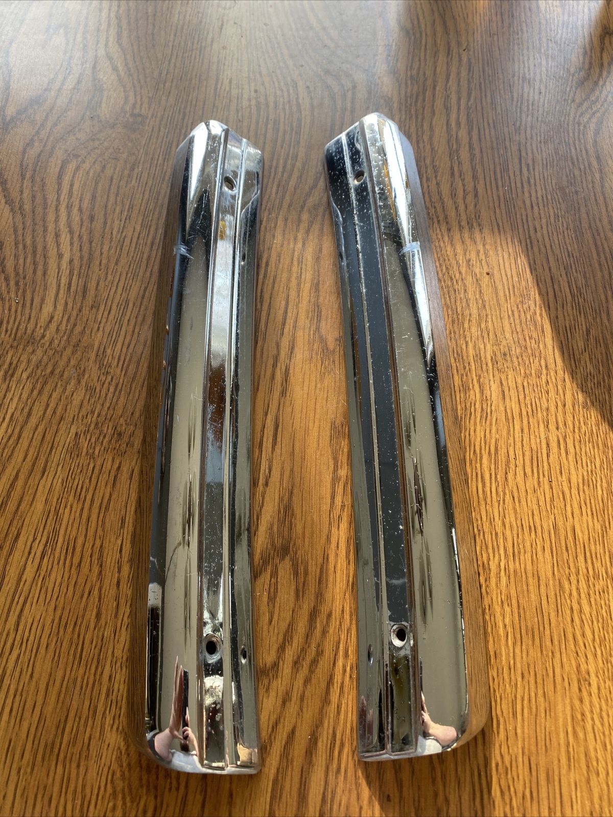 Early A-body Dart Valiant Bucket Seat Trim Bezel Pair 2161236 2161237