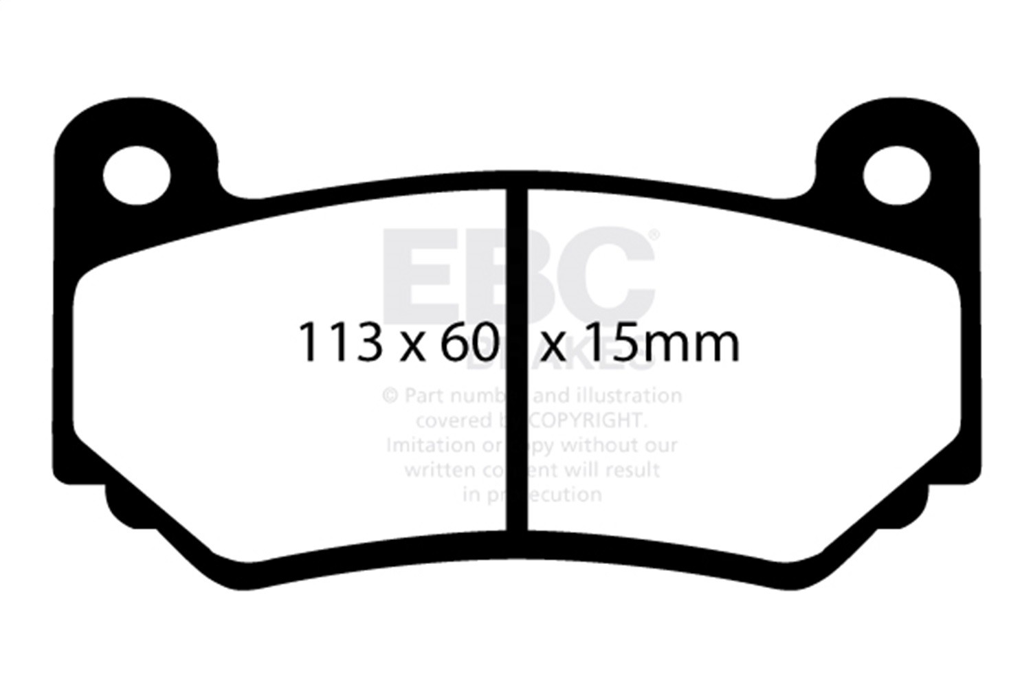 EBC DP41377R Yellowstuff Street & Track Brake Pads EBC DP41377R Yellowstuff Street & Track Brake Pads