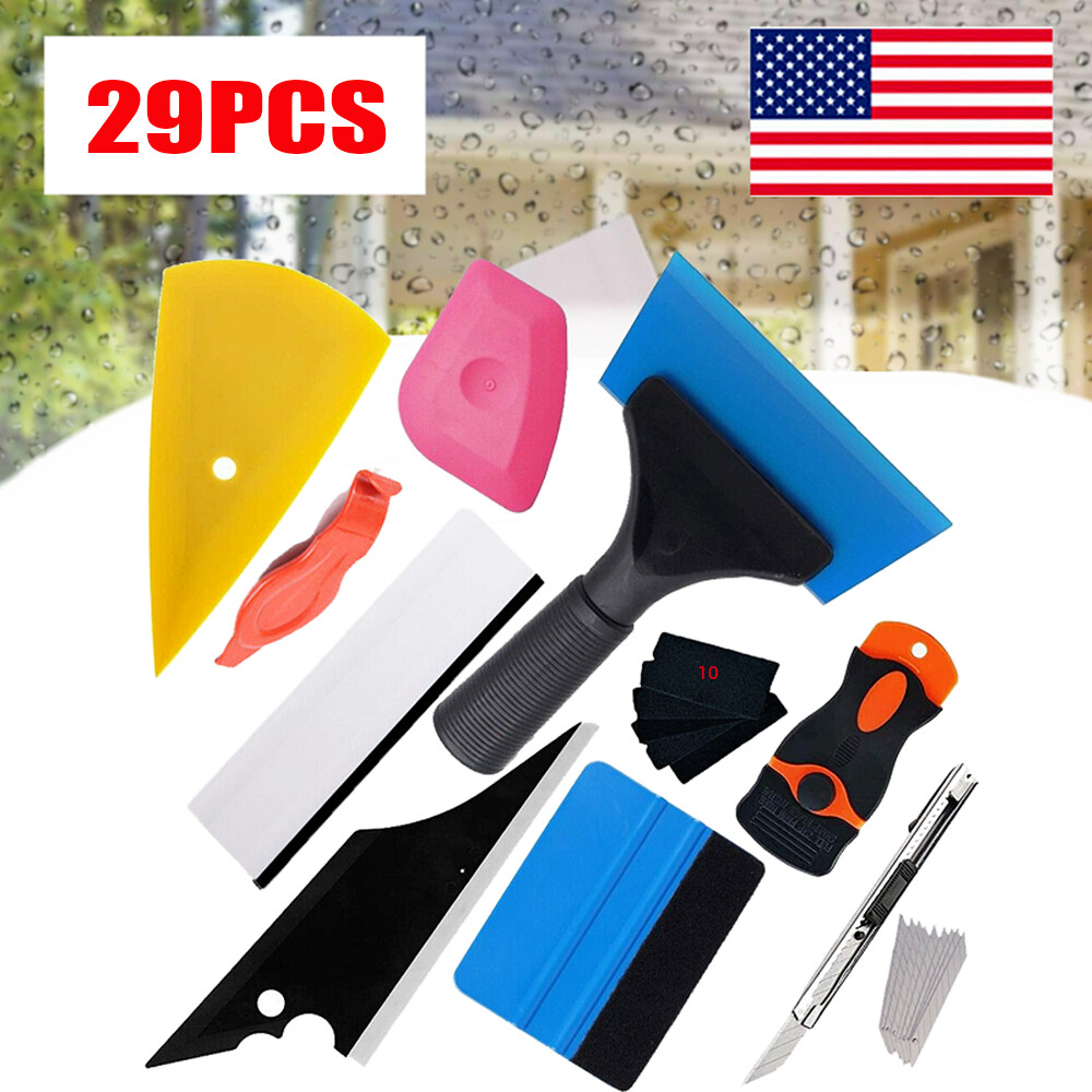 29PCS Window Tint Tool Kit Car Auto Film Tinting Scraper squeegee Installation 29PCS Window Tint Tool Kit Car Auto Film Tinting Scraper squeegee Installation