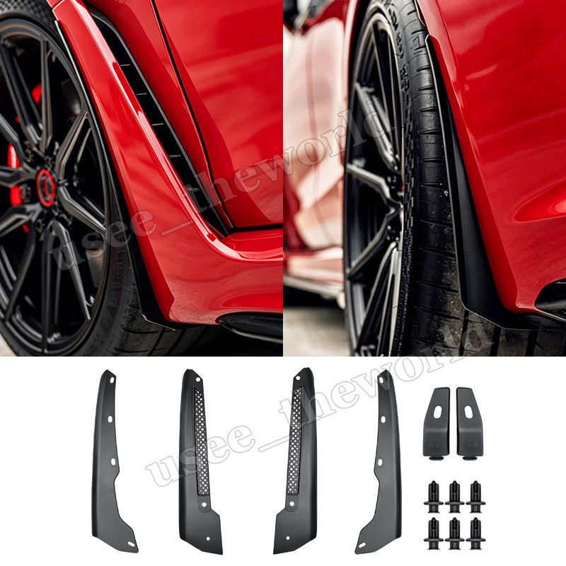 Front Rear Mud Flaps Guards Splash Guards For Honda Civic Type R FL5 2022-2026