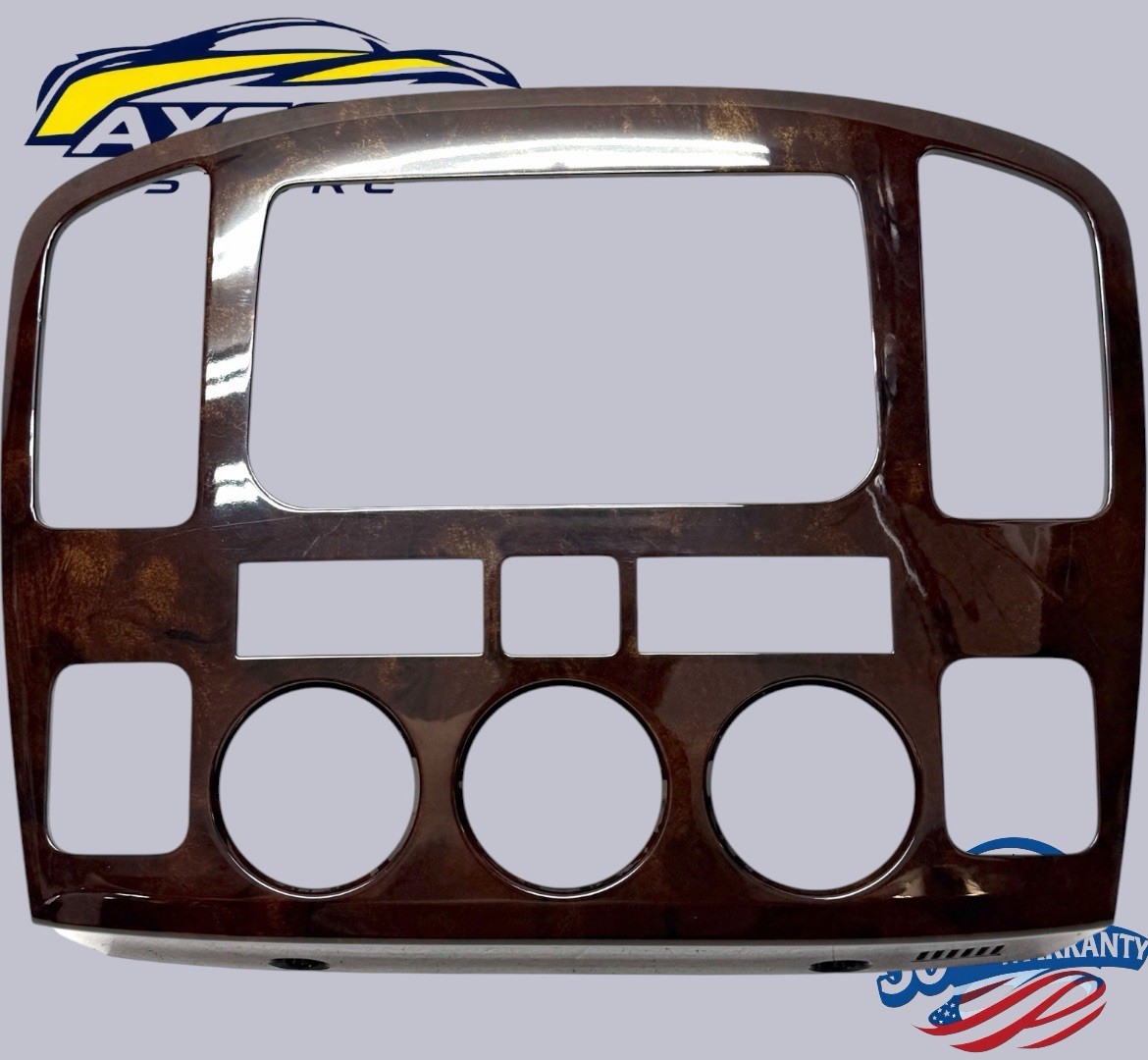 2003-2006 Suzuki XL7 / Grand Vitara Woodgrain Center Dash Radio Bezel OEM