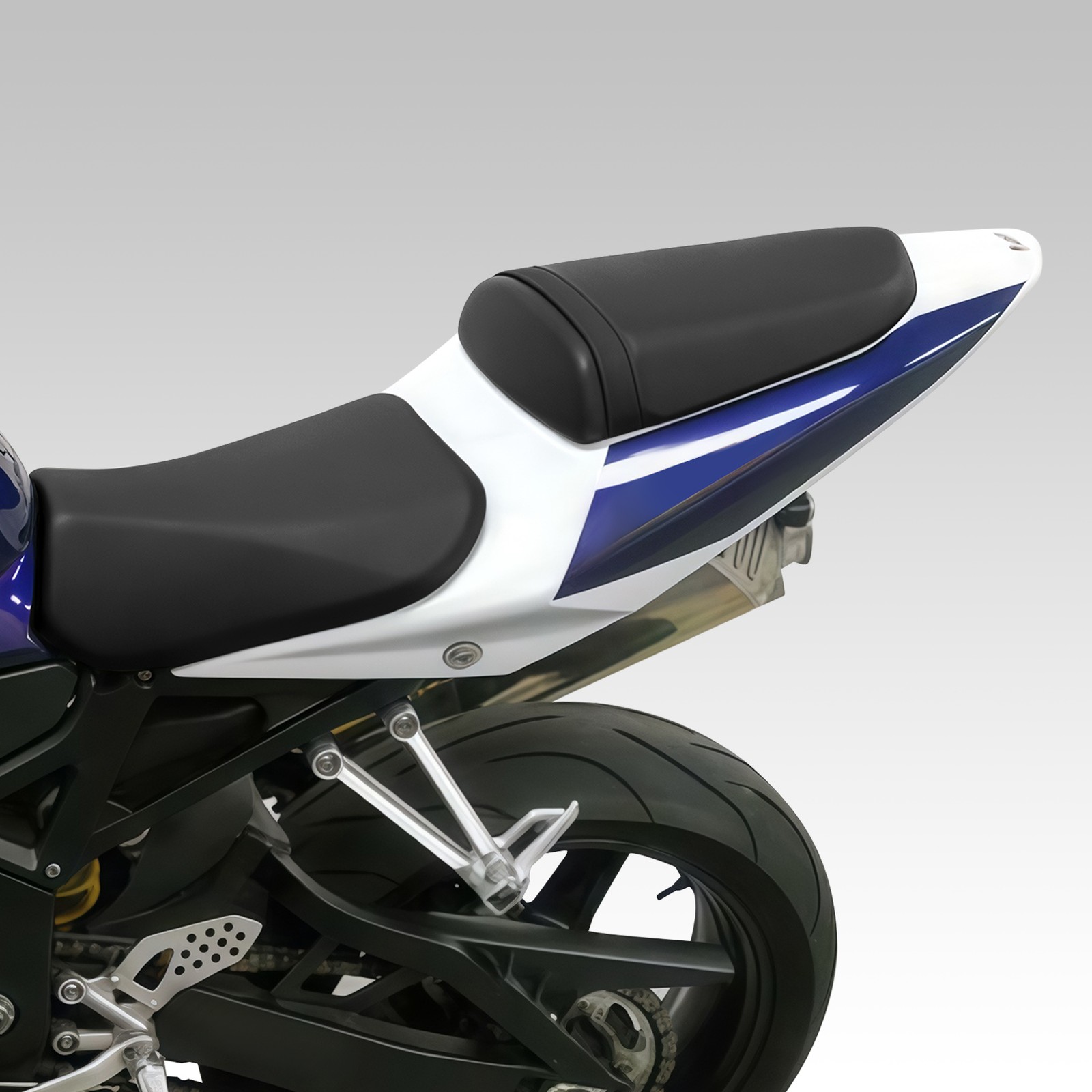 Front Driver & Rear Seat Pillion Fit For Suzuki GSXR600 750 2004-2005 Black