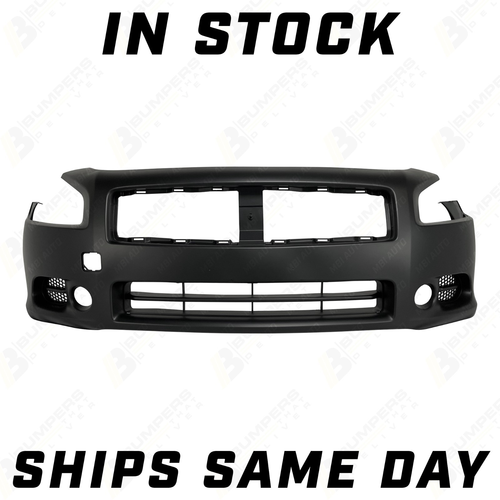 NEW Primered - Front Bumper Cover Fascia Replacement for 2009-2014 Nissan Maxima
