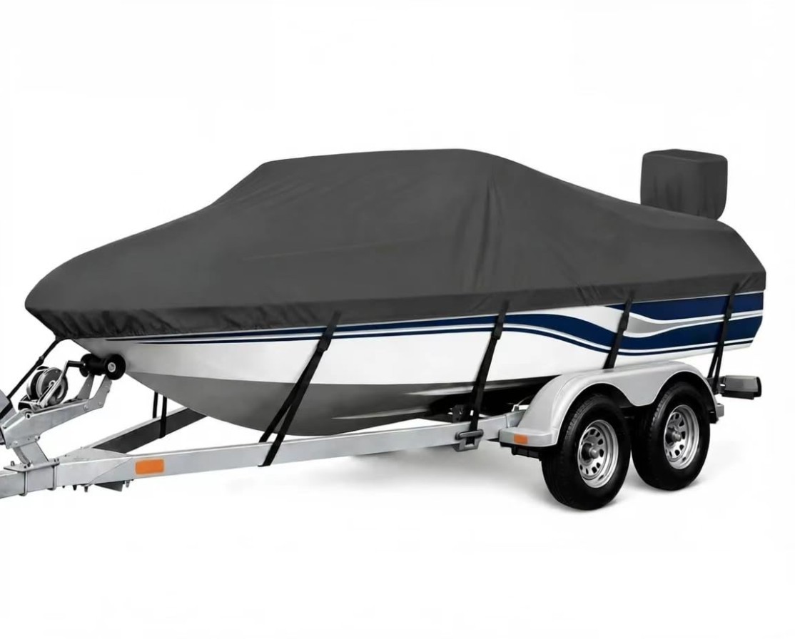 Boat Covers 17-19ft, Waterproof Trailerable Boat Cover, Heavy Duty 1200D Oxford Boat Covers 17-19ft, Waterproof Trailerable Boat Cover, Heavy Duty 1200D Oxford